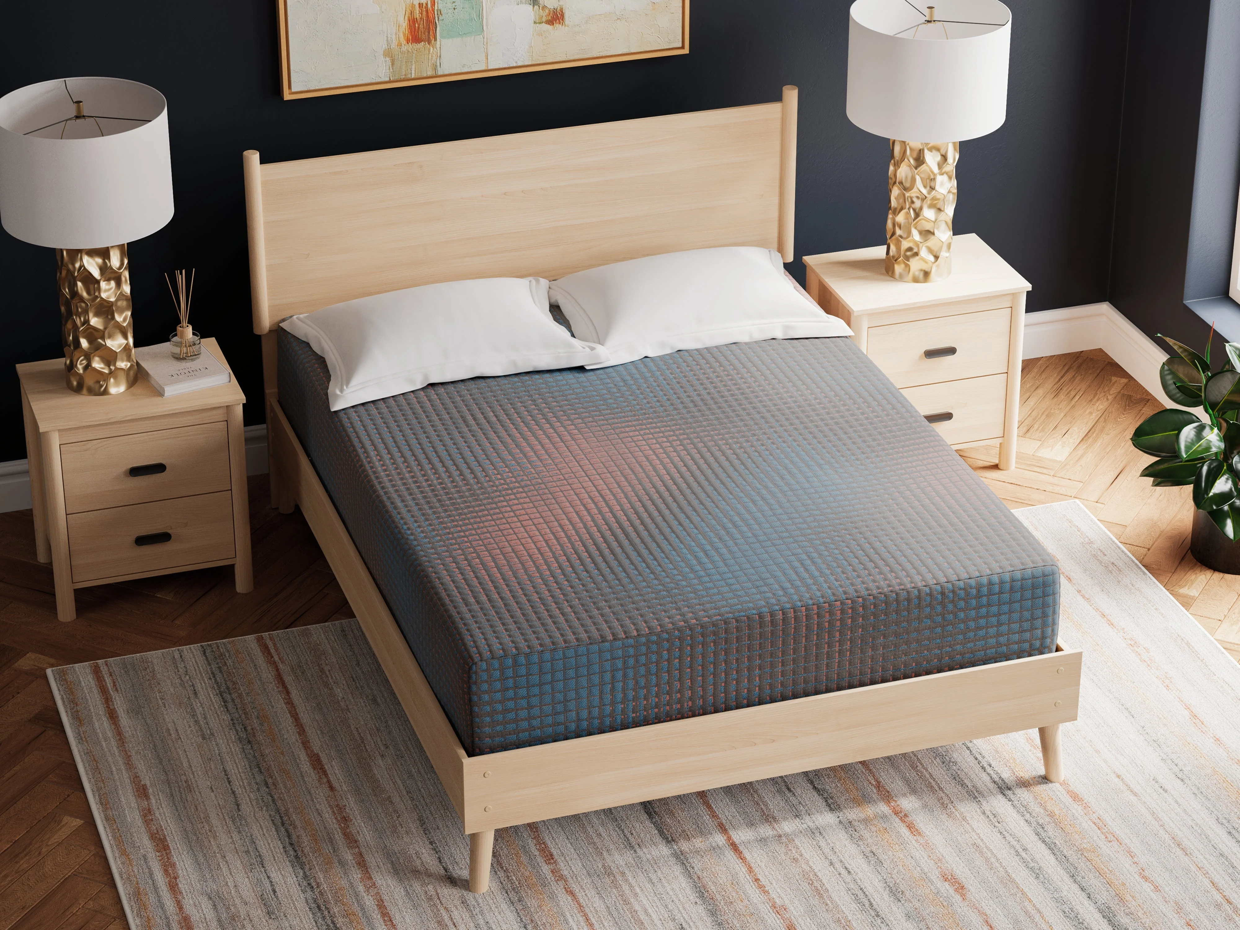13 Inch Hybrid Hot Buy White California King Mattress - Image 13
