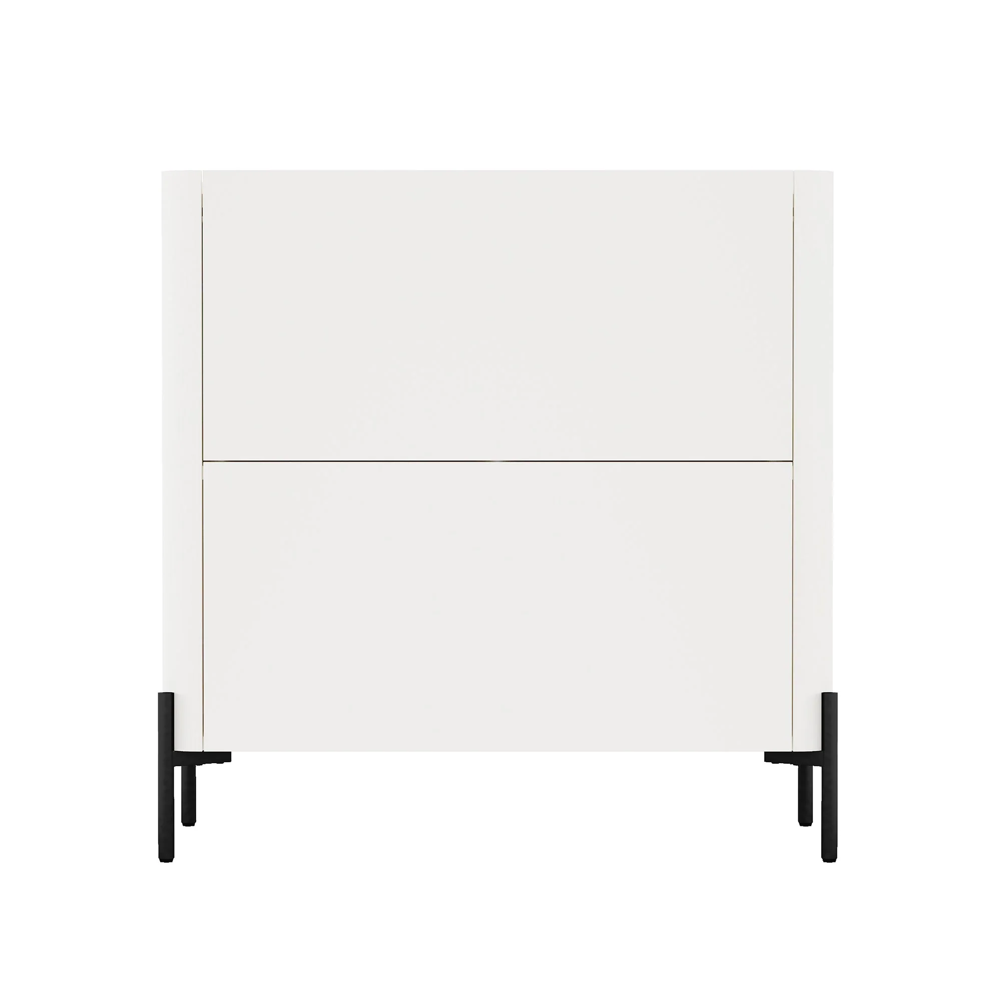 2-Piece Abbey Accent Cabinet and Bookcase in Maple and Off White - Image 10