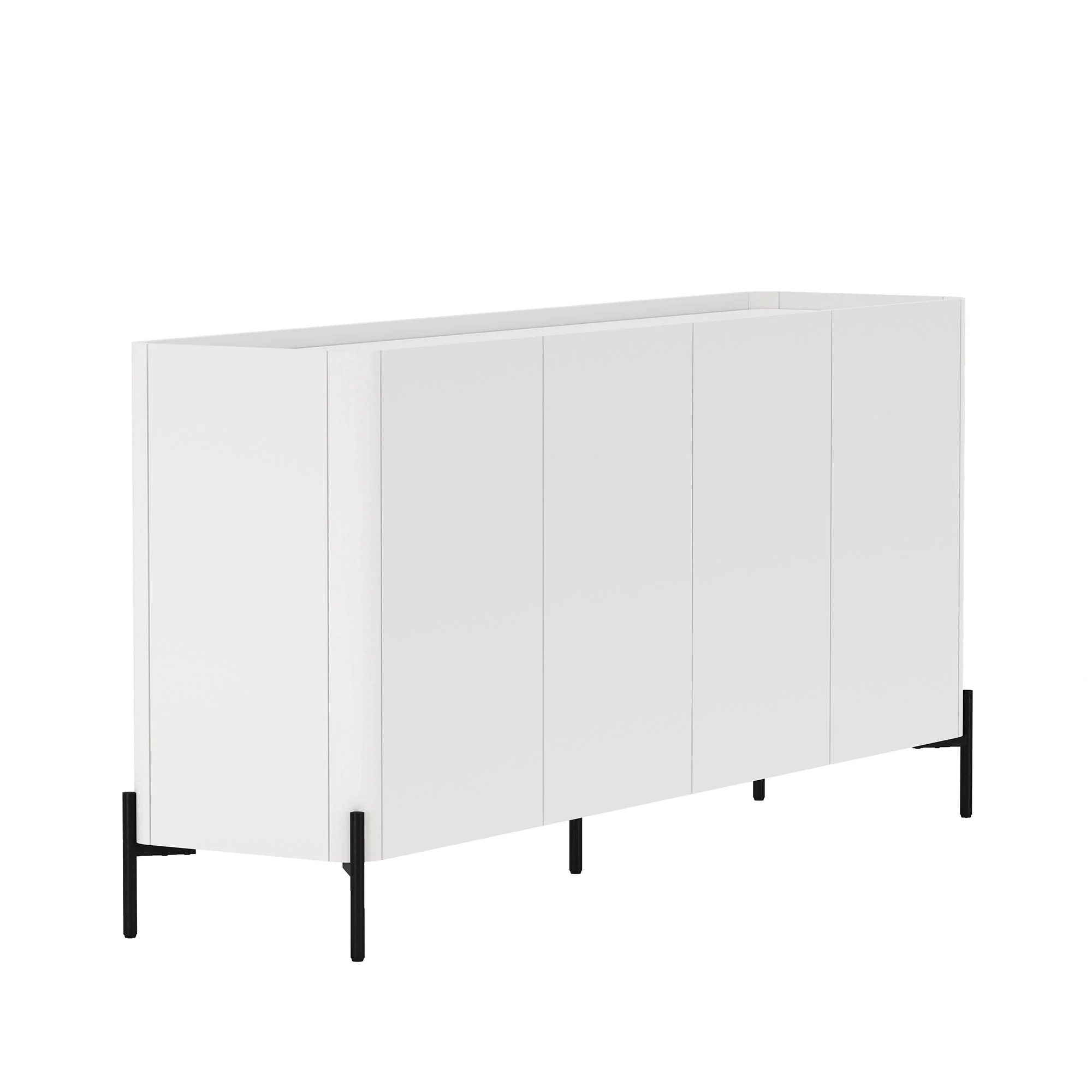 2-Piece Abbey Accent Cabinet and Sideboard in White - Image 16