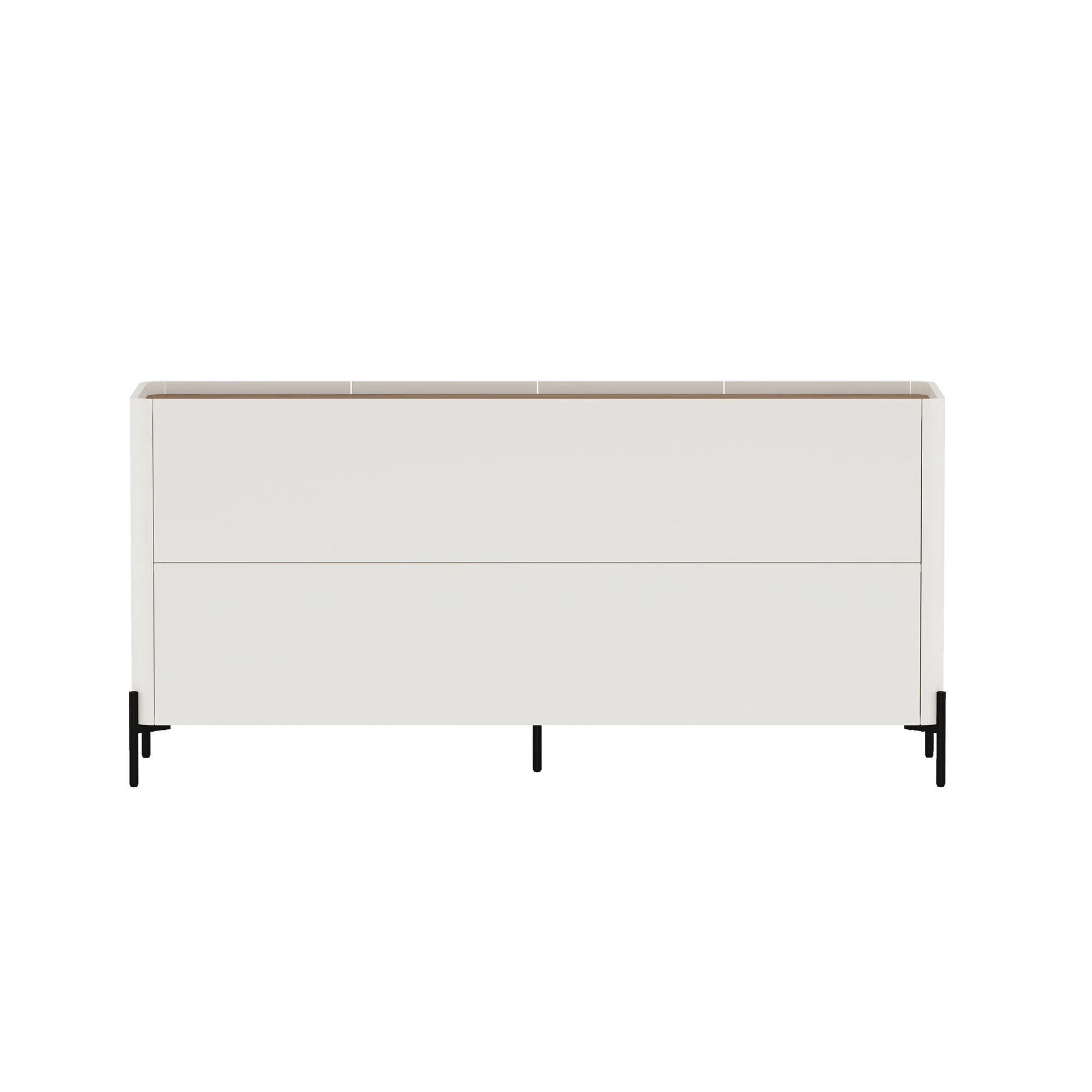 2-Piece Abbey Bookcase and Sideboard in Maple and Off White - Image 19