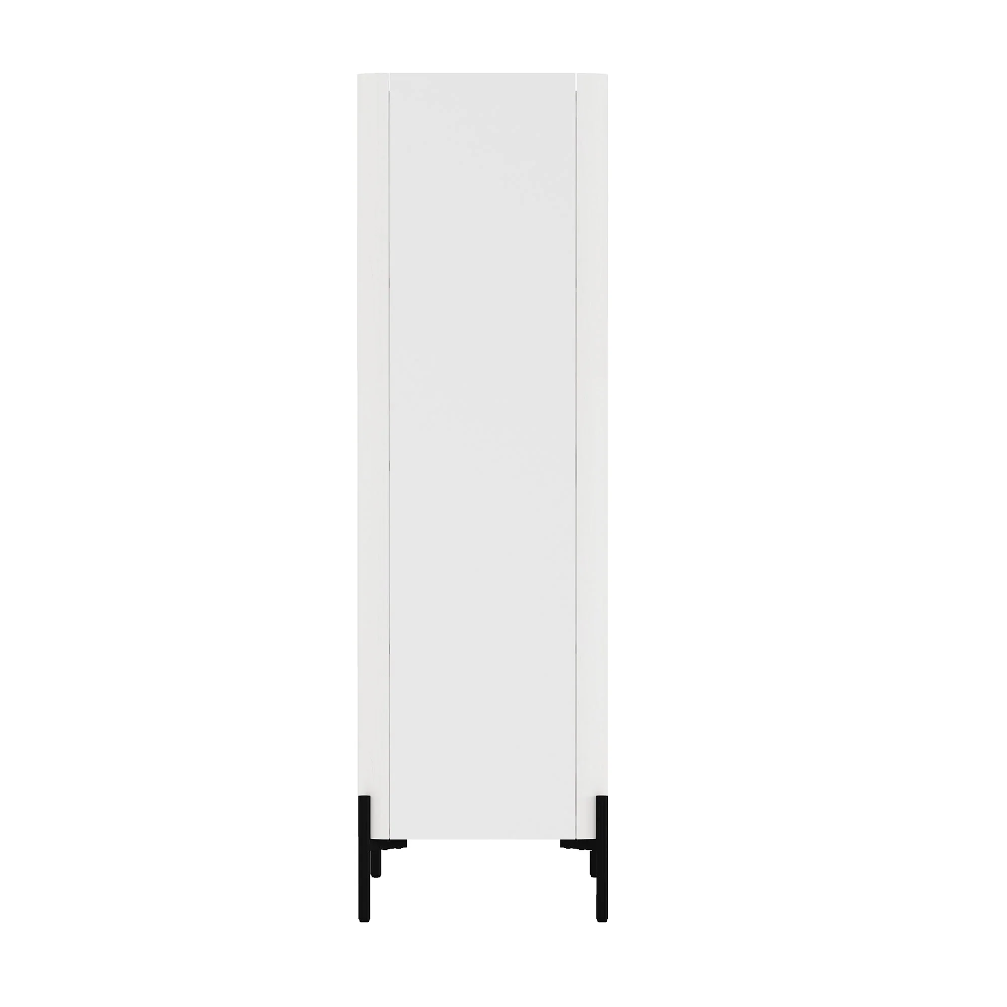2-Piece Abbey Bookcase and Sideboard in White - Image 10