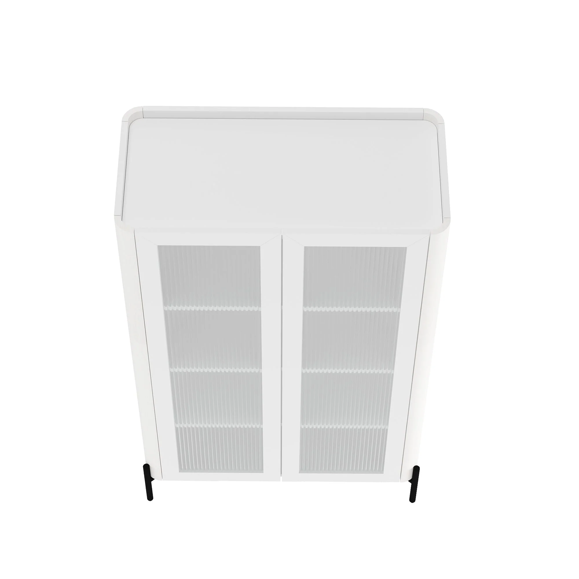 2-Piece Abbey Bookcase and Sideboard in White - Image 12