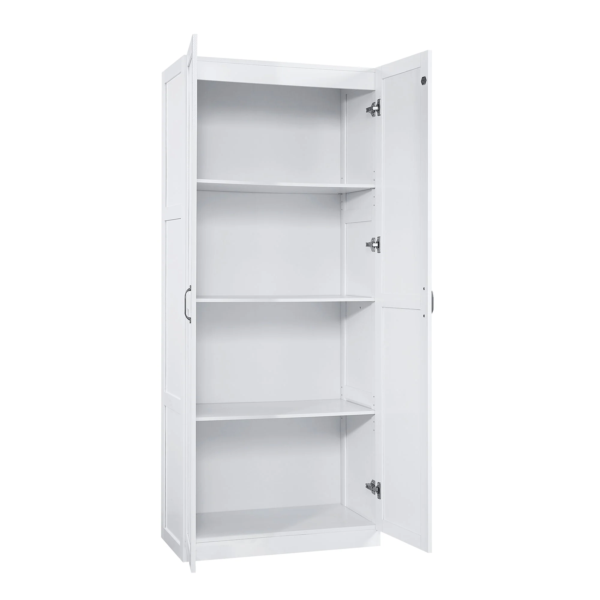 2-Piece Cornelia Storage Closet 1.0 and 2.0 in White - Image 8