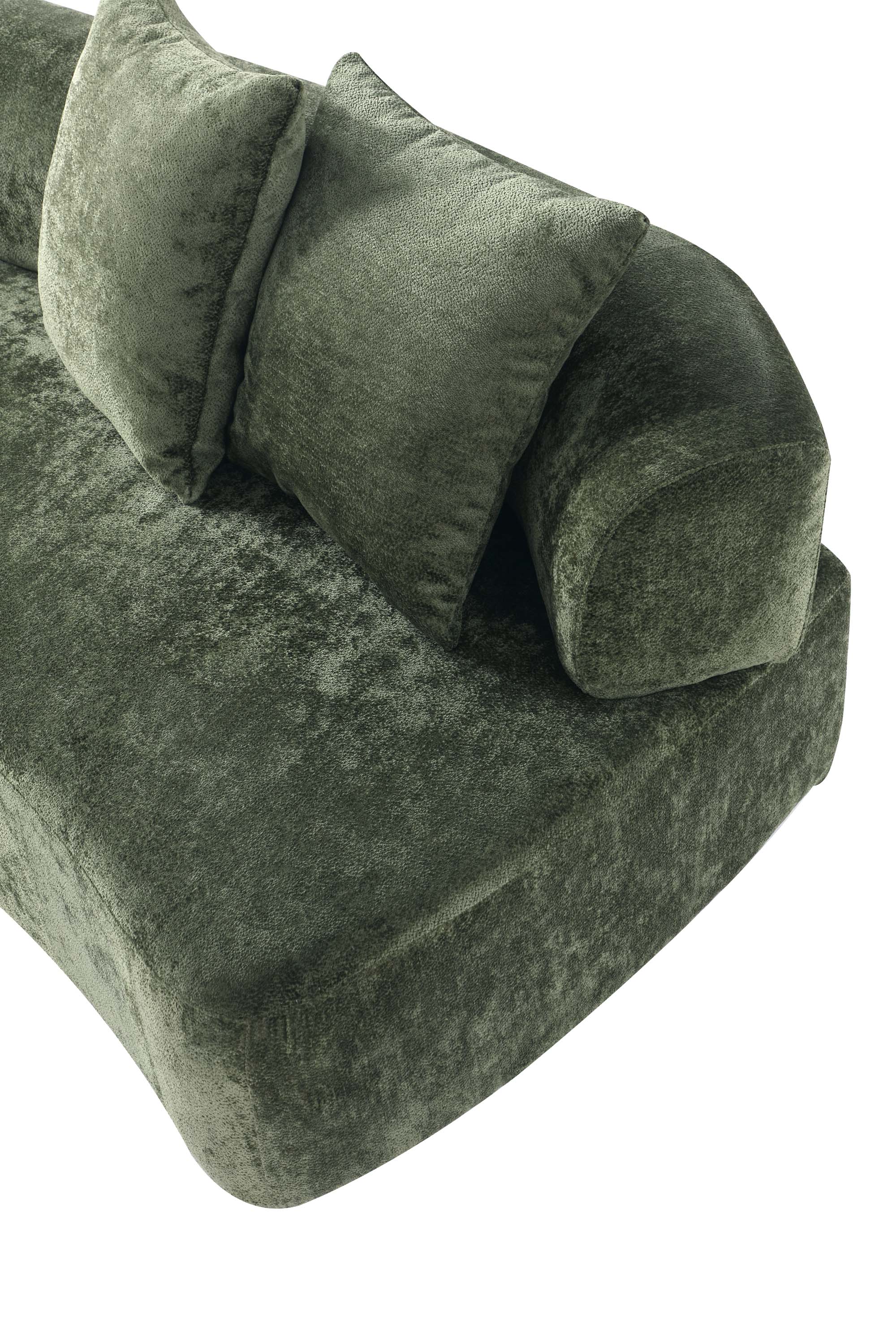 2-Piece Verandah 90.6" Sofa and 112" XL Sofa in Olive Green - Image 17