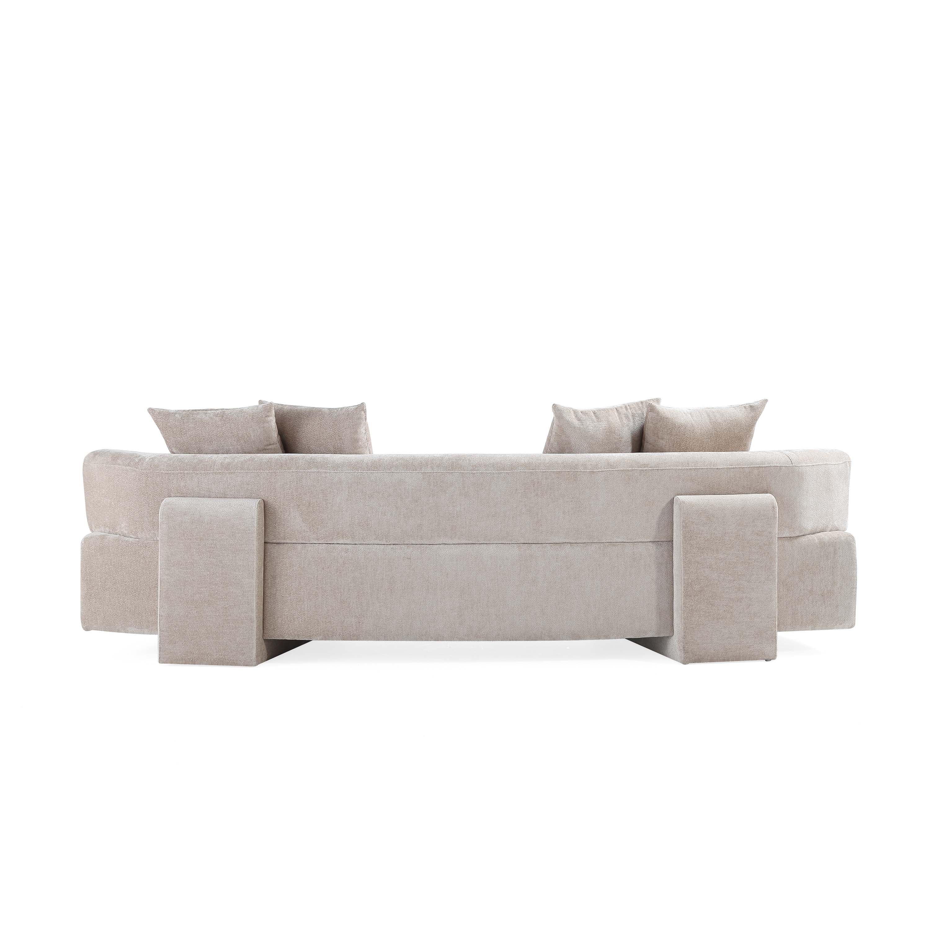 3-Piece Verandah 112" XL Sofa and 2 Accent Chairs in Beige - Image 18