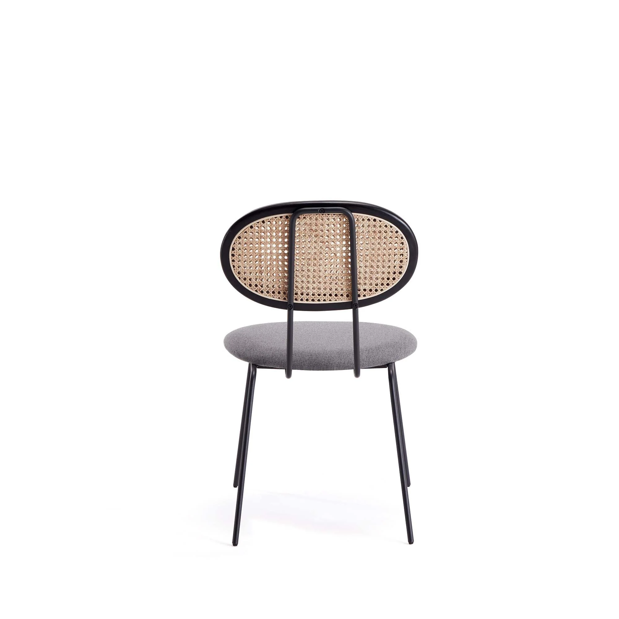 5-Piece Hathaway 47.24 Round Dining Set in Black with 4 Jardin Dining Chairs - Image 15