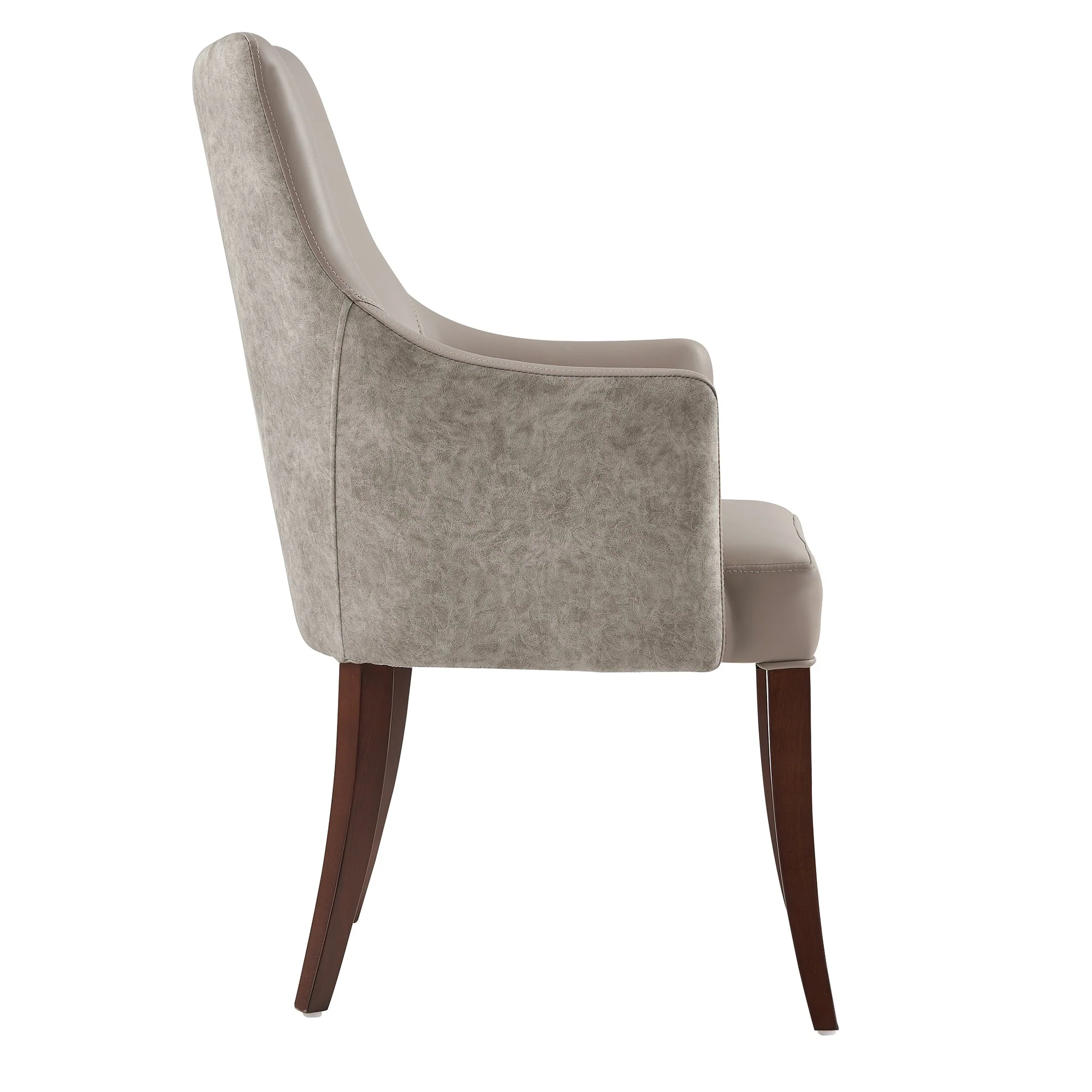 6-Piece Connie Dining Chair and Arm Chair in Taupe - Image 15