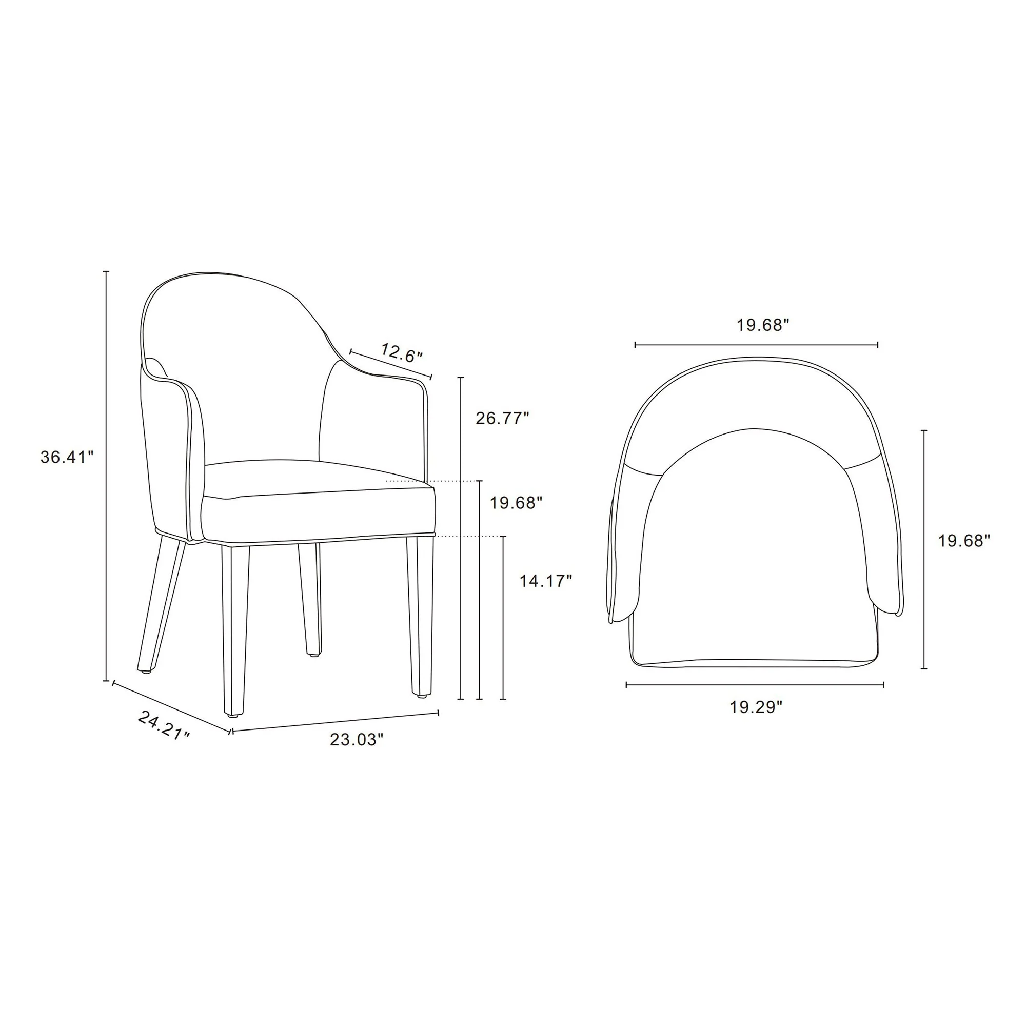 6-Piece Hillman Dining Chair and Arm Chair in Sand - Image 5