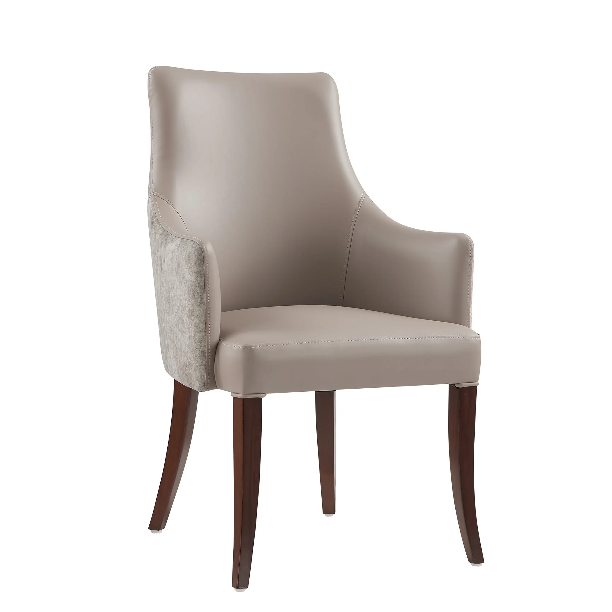 8-Piece Connie Dining Chair and Arm Chair in Taupe - Image 14