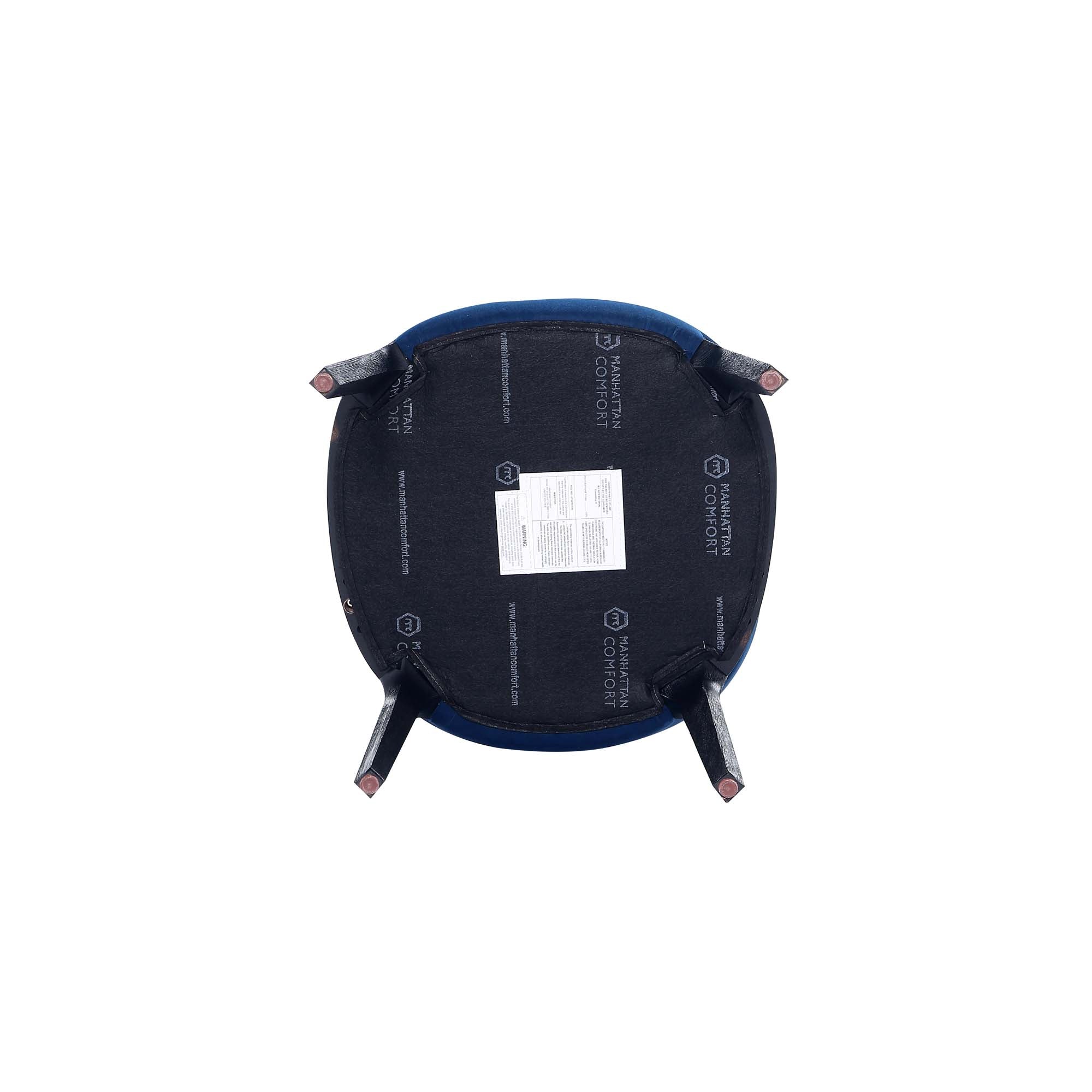 8-Piece Kara Dining Side and Arm Chairs in Blue - Image 19