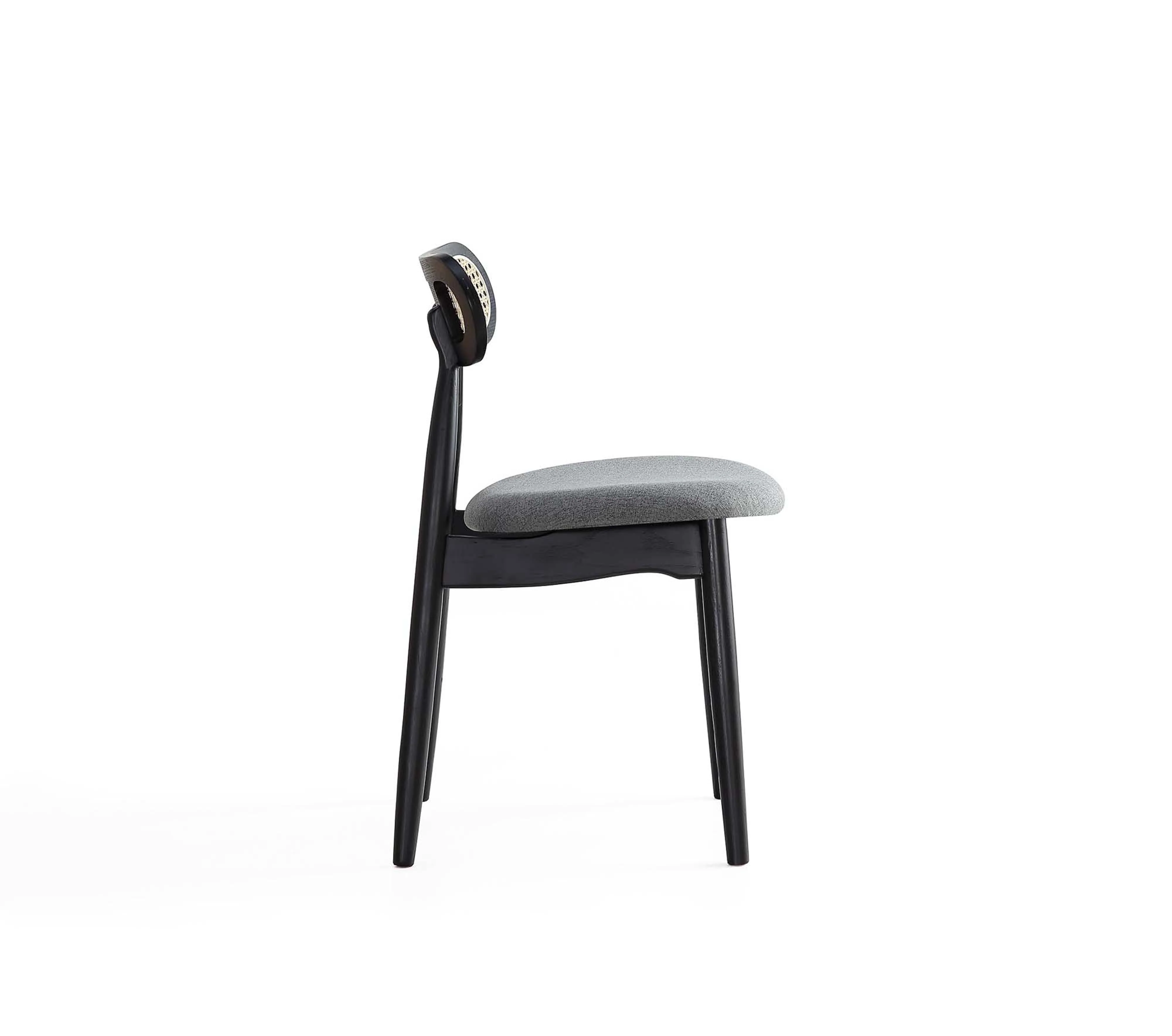 9-Piece Rockaway 70.86 Dining Set in Black with 8 Colbert Dining Chairs - Image 15