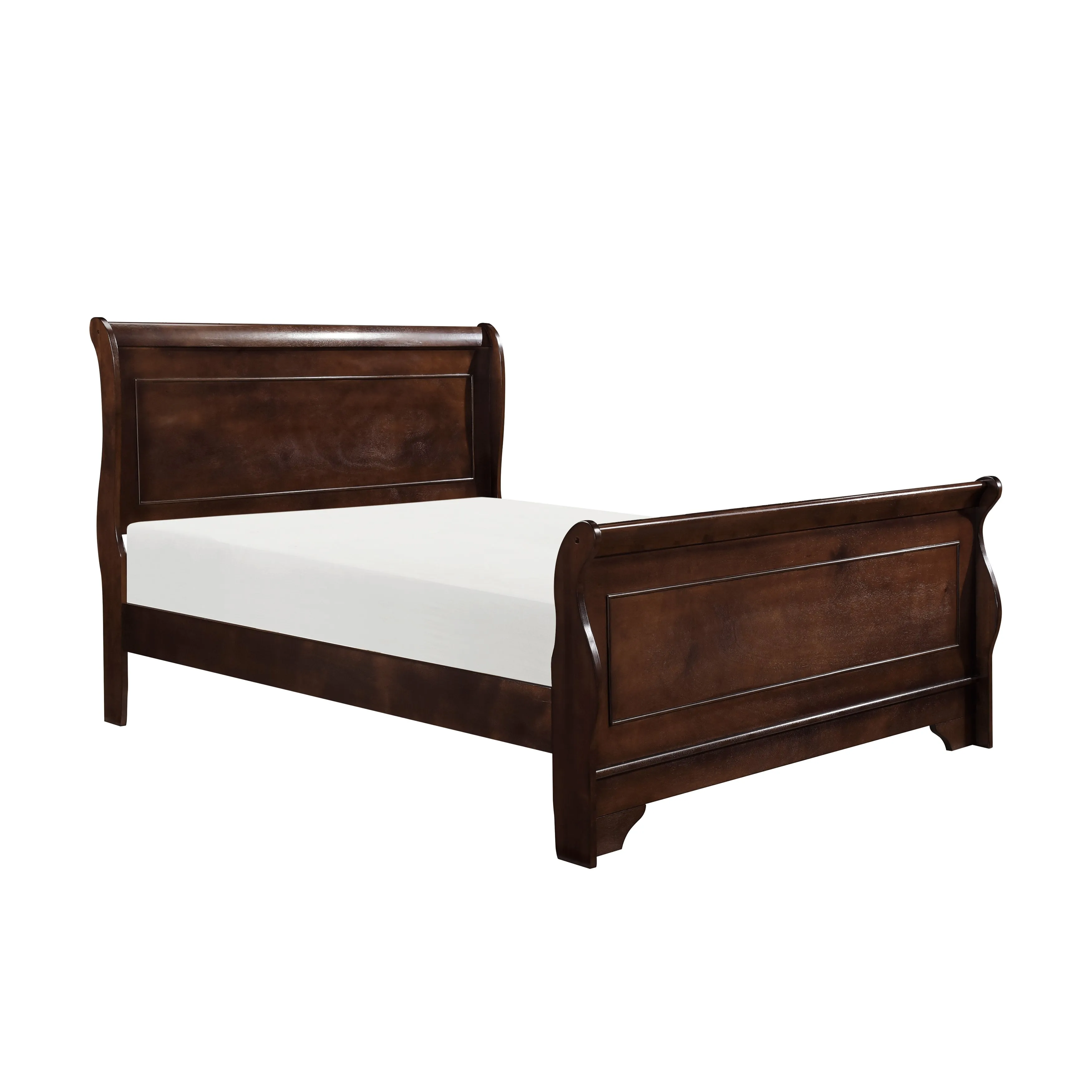 Abbeville Cherry Full Sleigh Bed