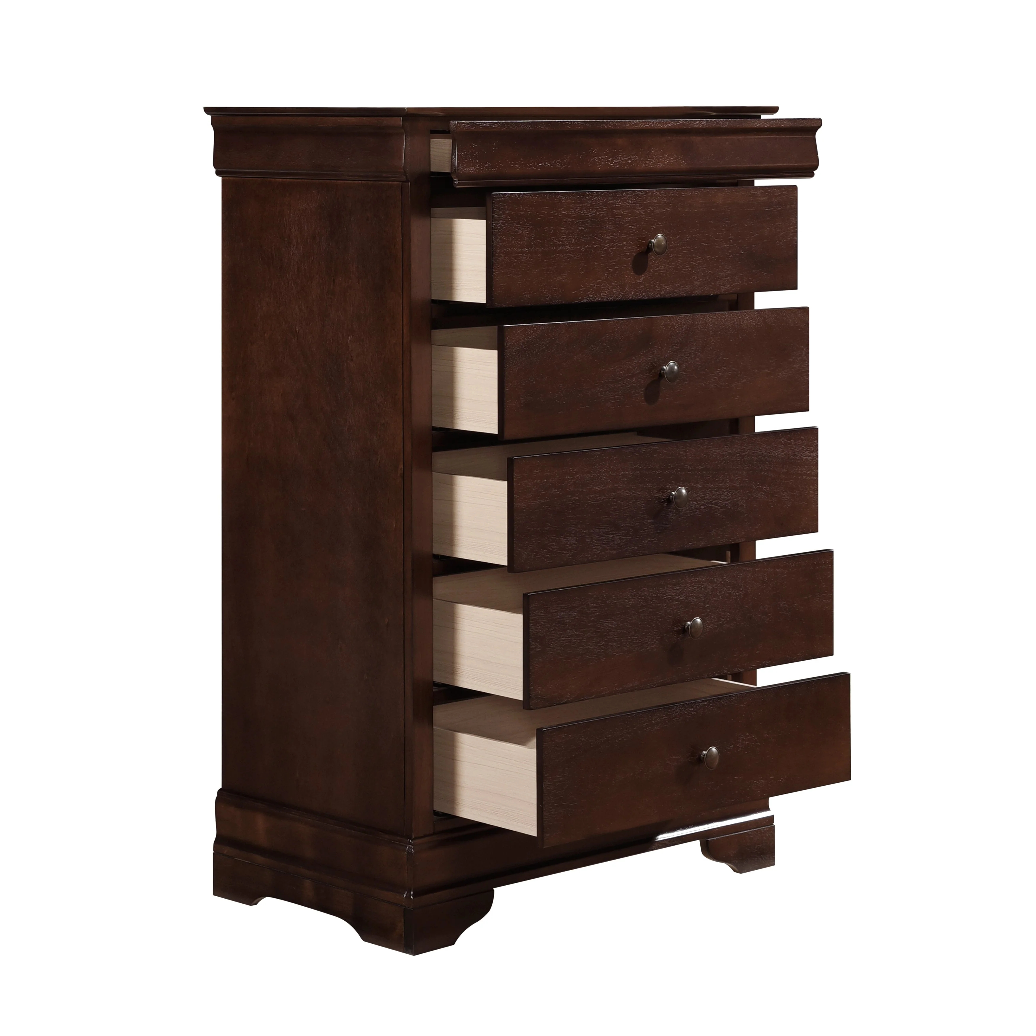 Abbeville Cherry Sleigh Bedroom Set - Image 14
