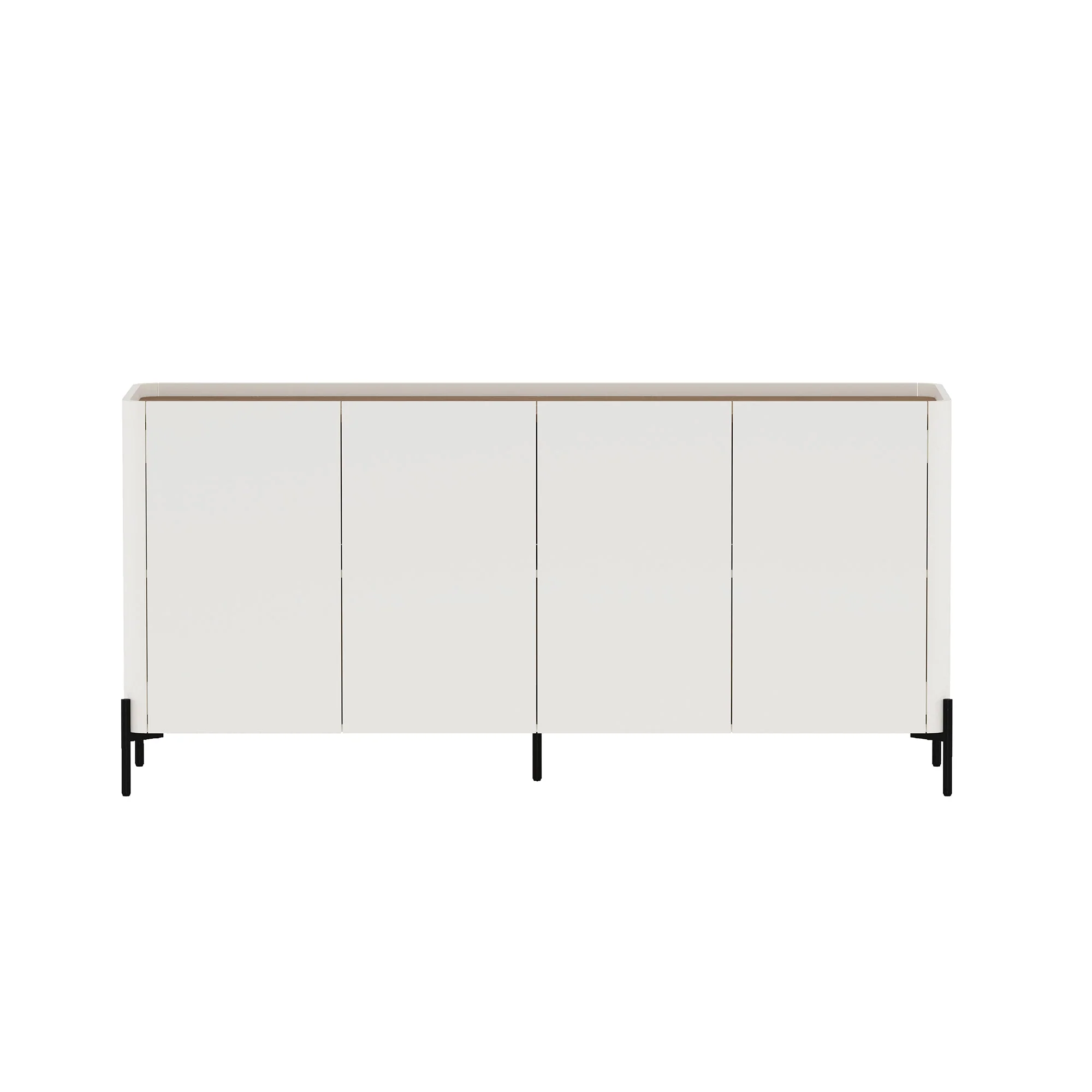 Abbey 66.9" Sideboard in Maple and Off White - Image 2