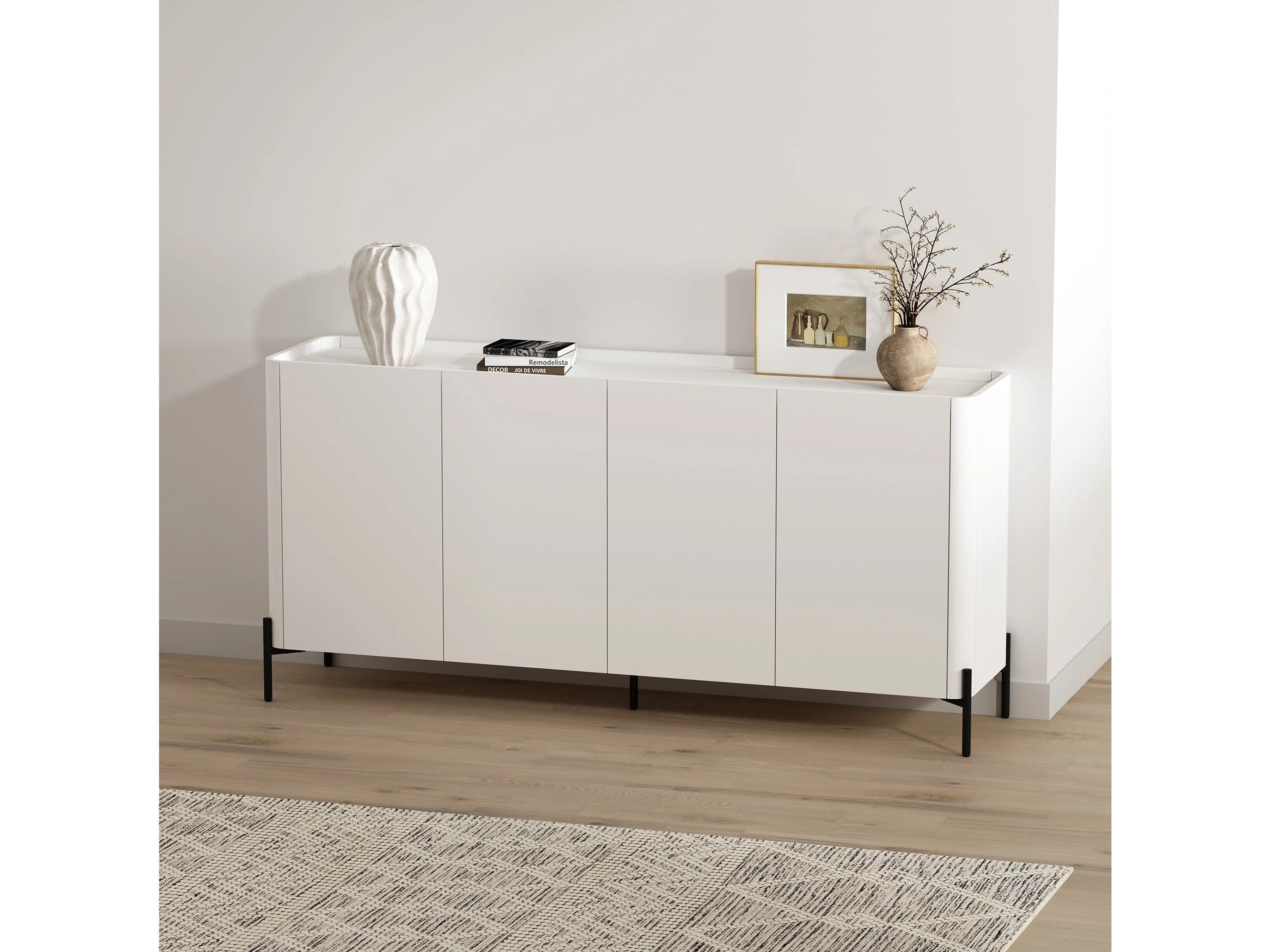 Abbey 66.9" Sideboard in White