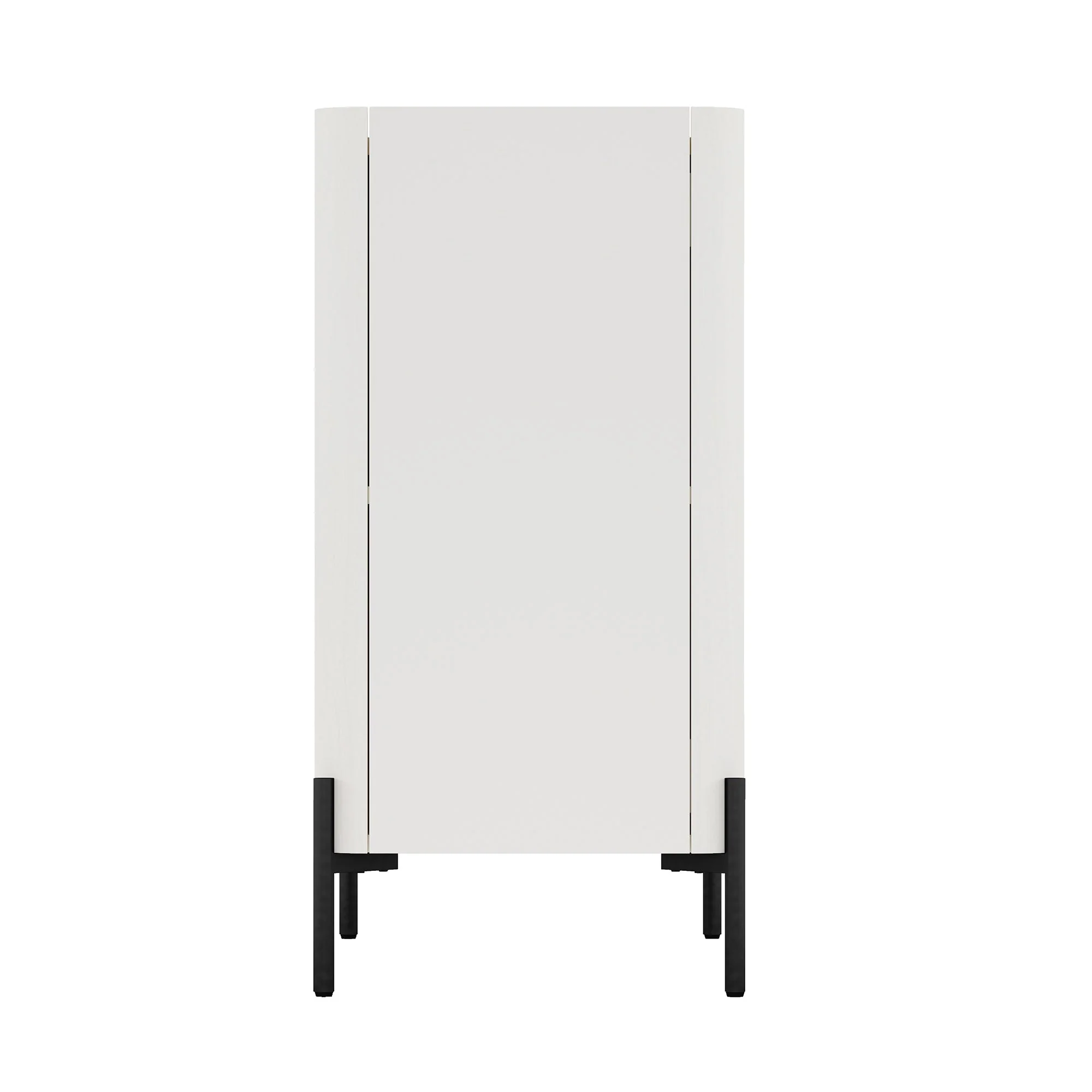 Abbey Accent Cabinet in Maple and Off White - Image 8