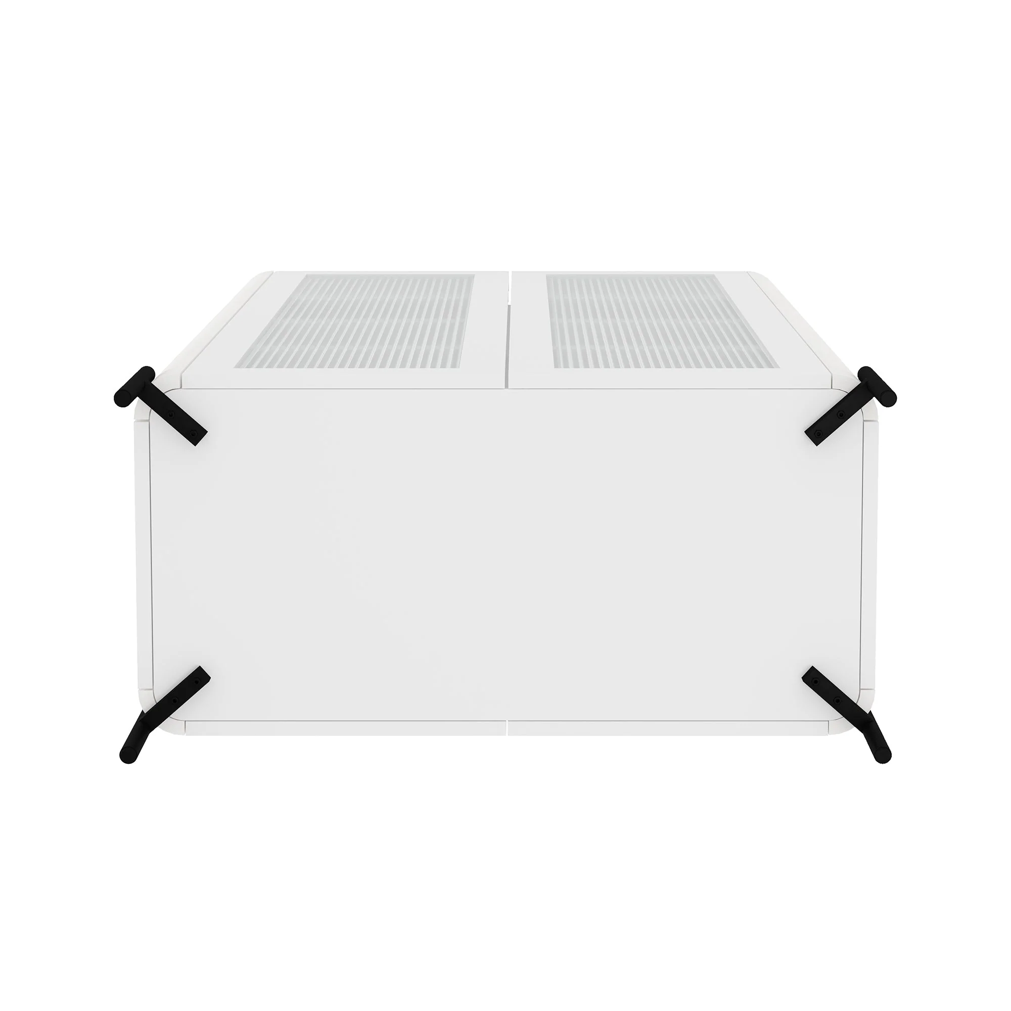 Abbey Décor Glass Cabinet in White (set of 2) - Image 11