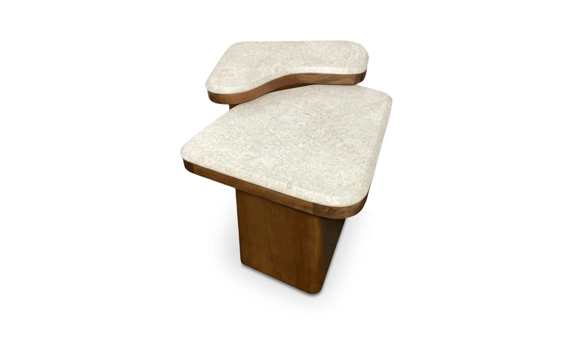 Abi Nesting Coffee Table Beige Cosmos Marble - Image 4