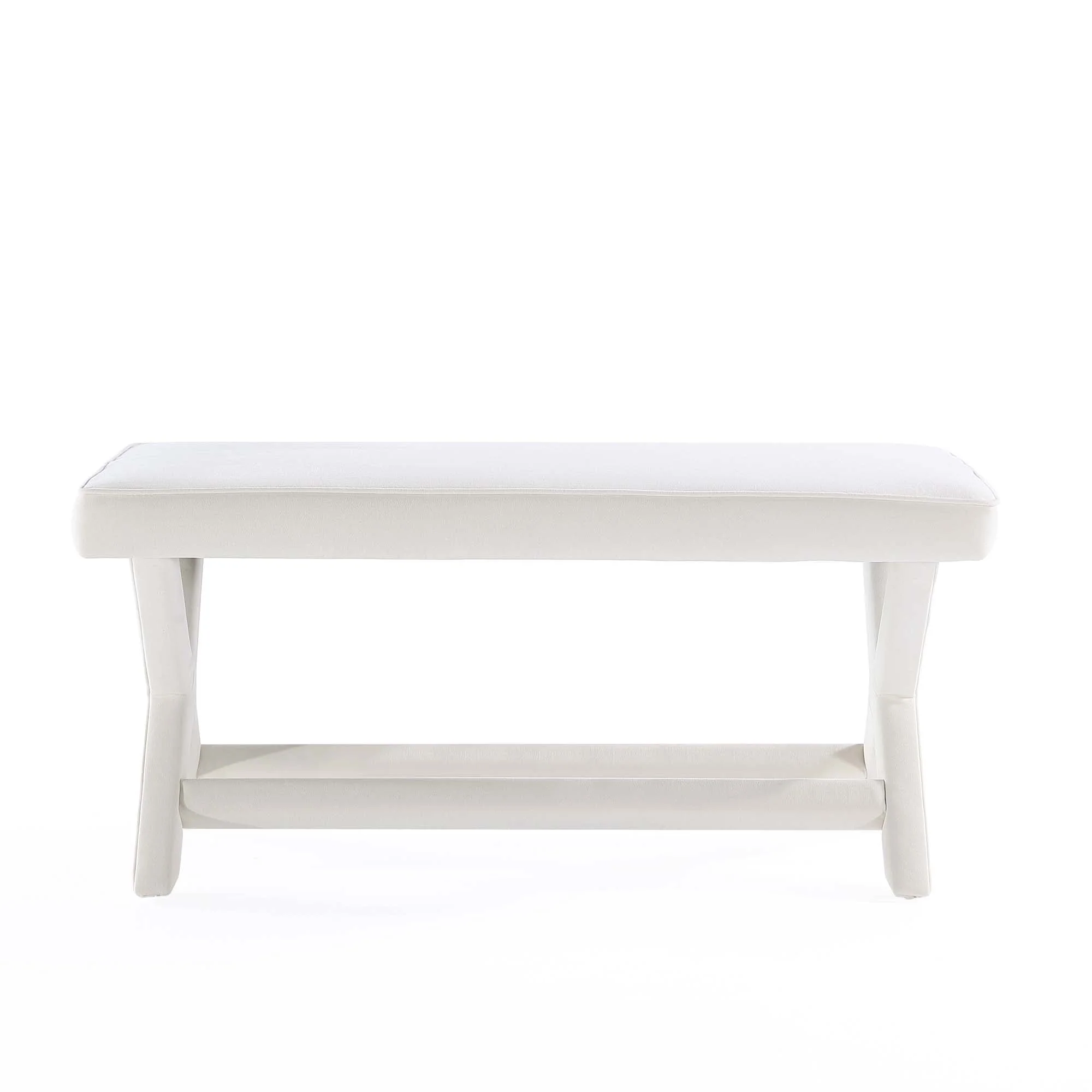 Abigail Double Ottoman Bench in Cream - Image 8