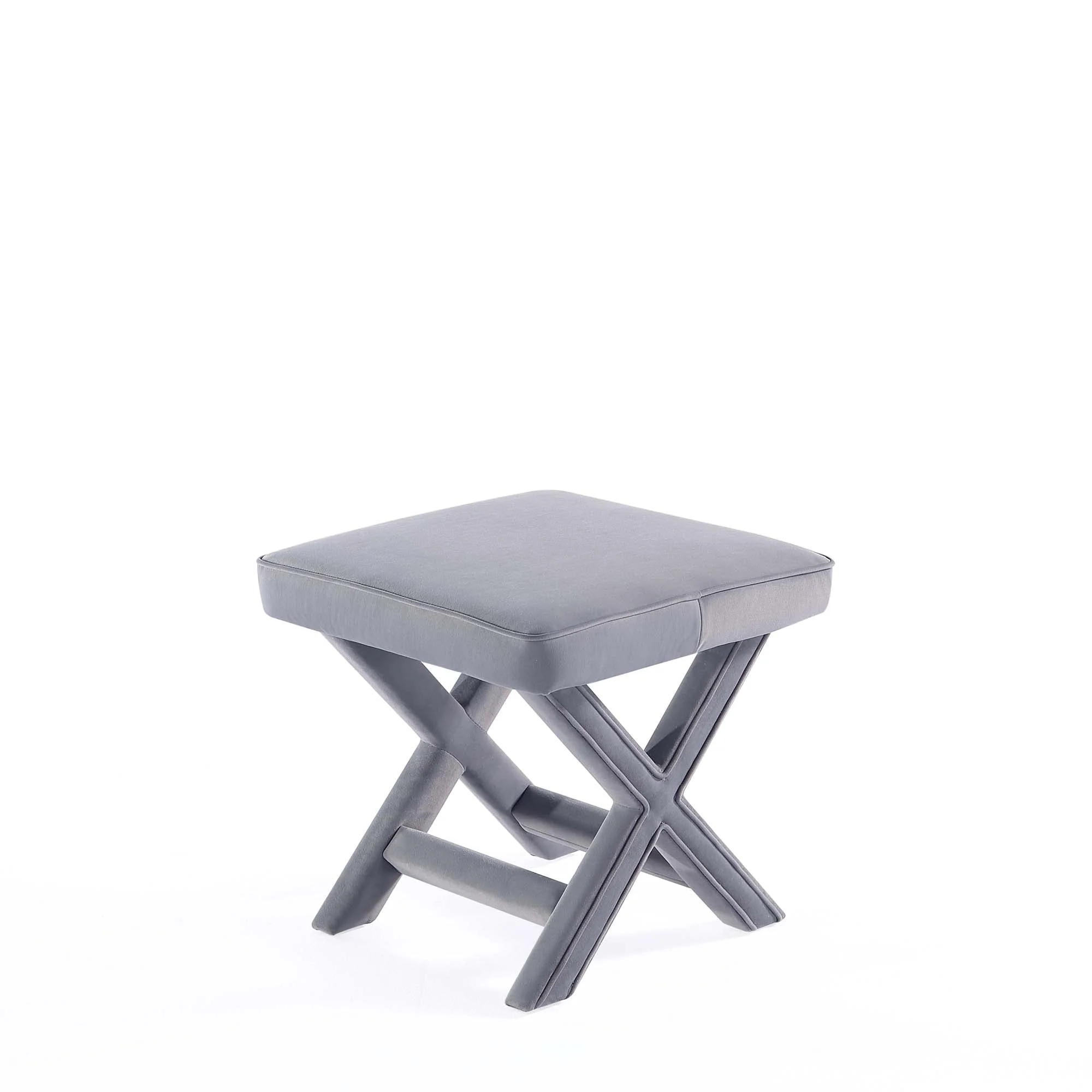 Abigail Single Ottoman Bench in Grey - Image 6