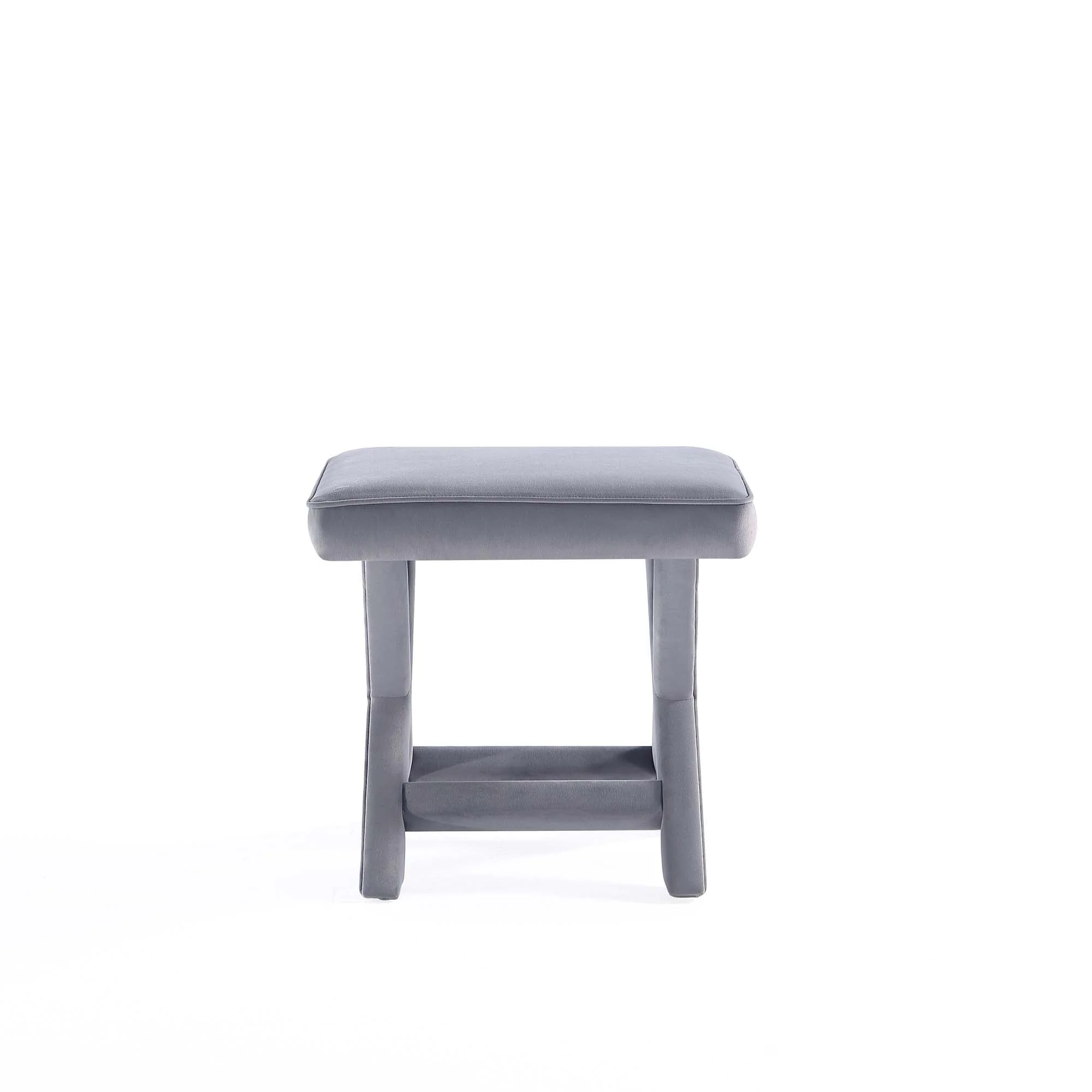 Abigail Single Ottoman Bench in Grey - Image 9