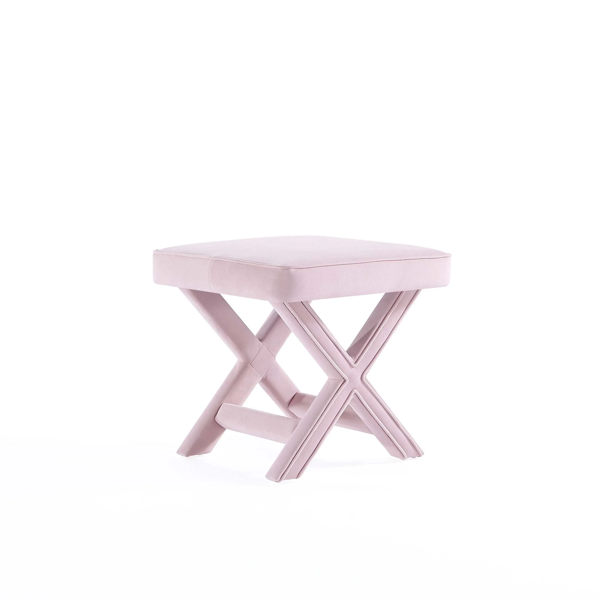 Abigail Single Ottoman Bench in Pink - Image 2