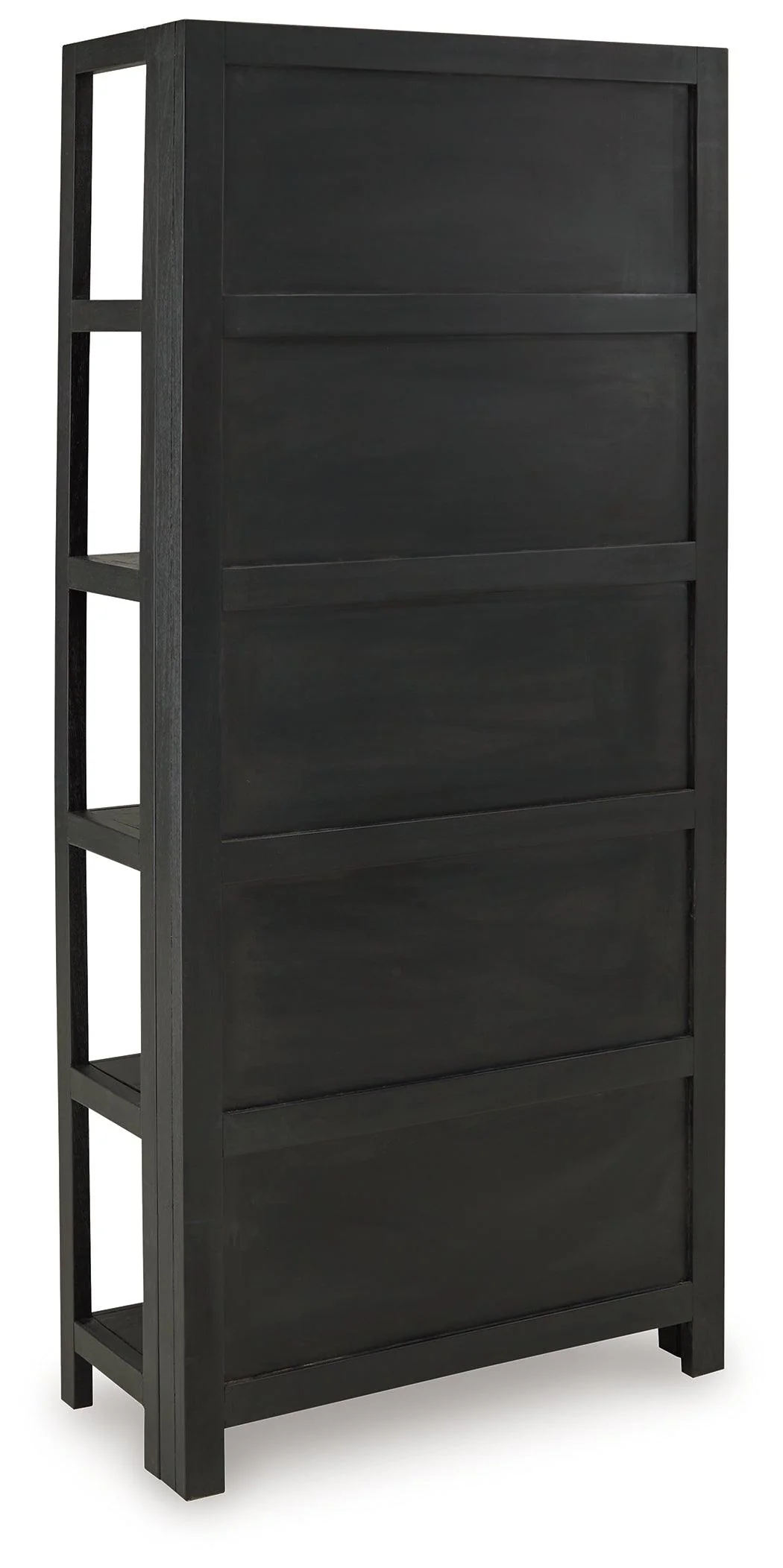 Abyard Black/Natural Bookcase - Image 4