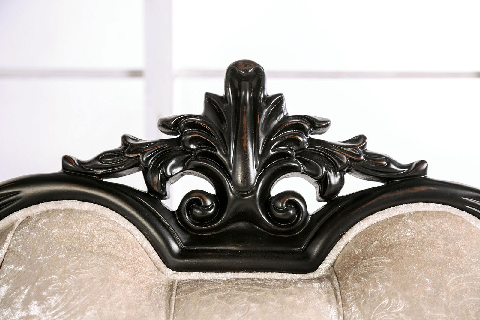 Acapulco Black/Off-White Chair - Image 4