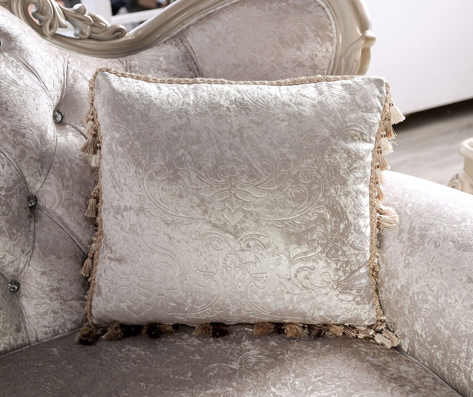 Acapulco Off-White Sofa & Loveseat - Image 11