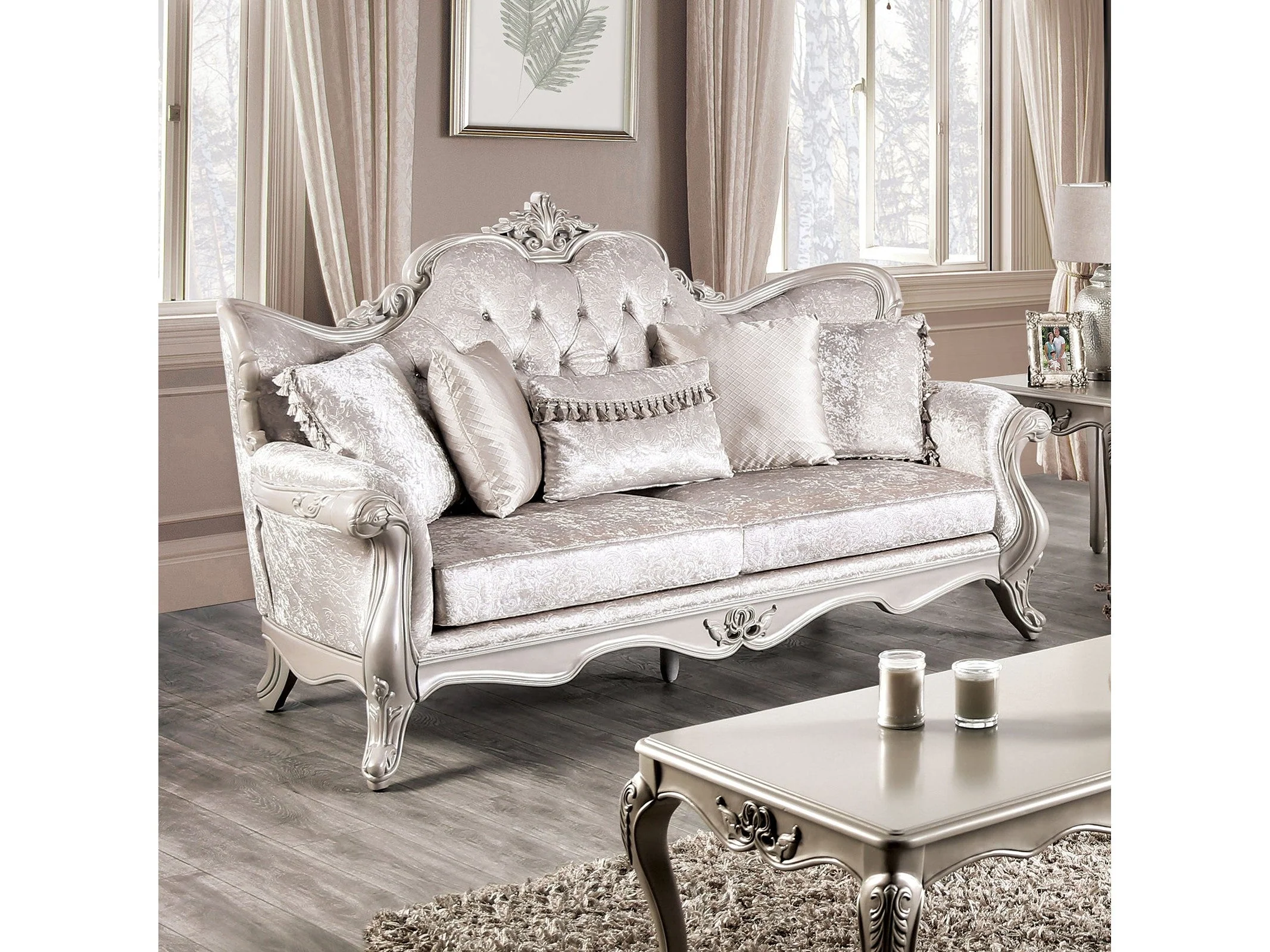 Acapulco Off-White Sofa & Loveseat - Image 2
