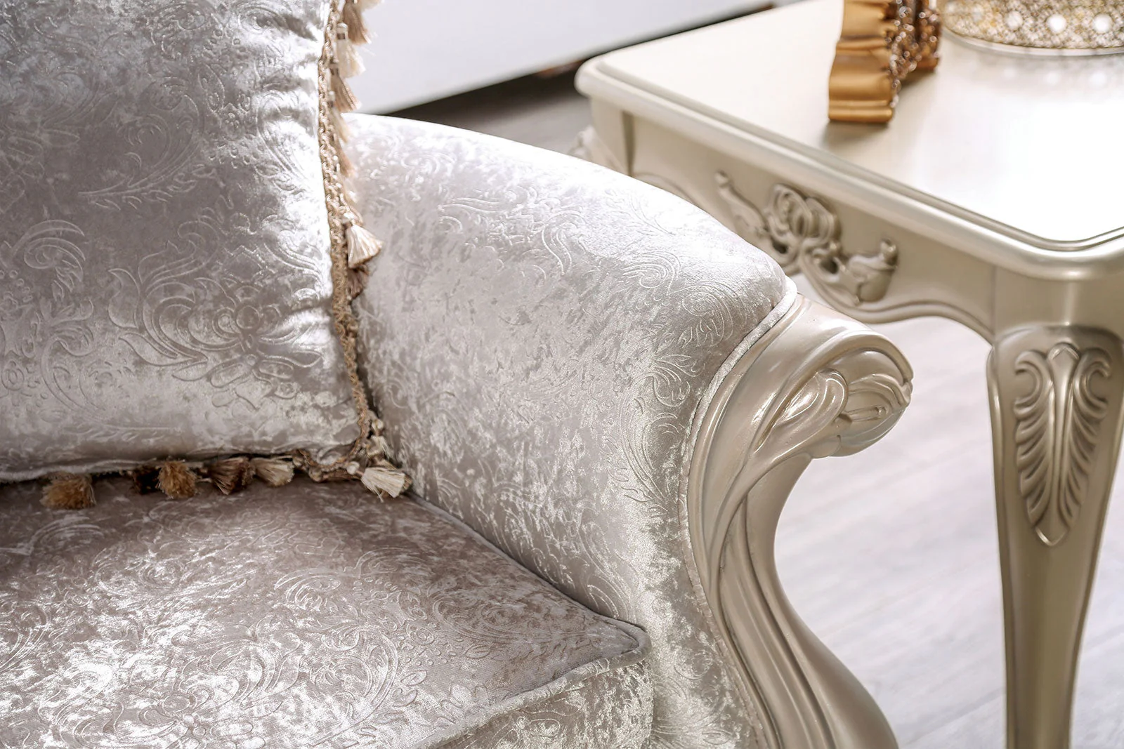 Acapulco Off-White Sofa & Loveseat - Image 6