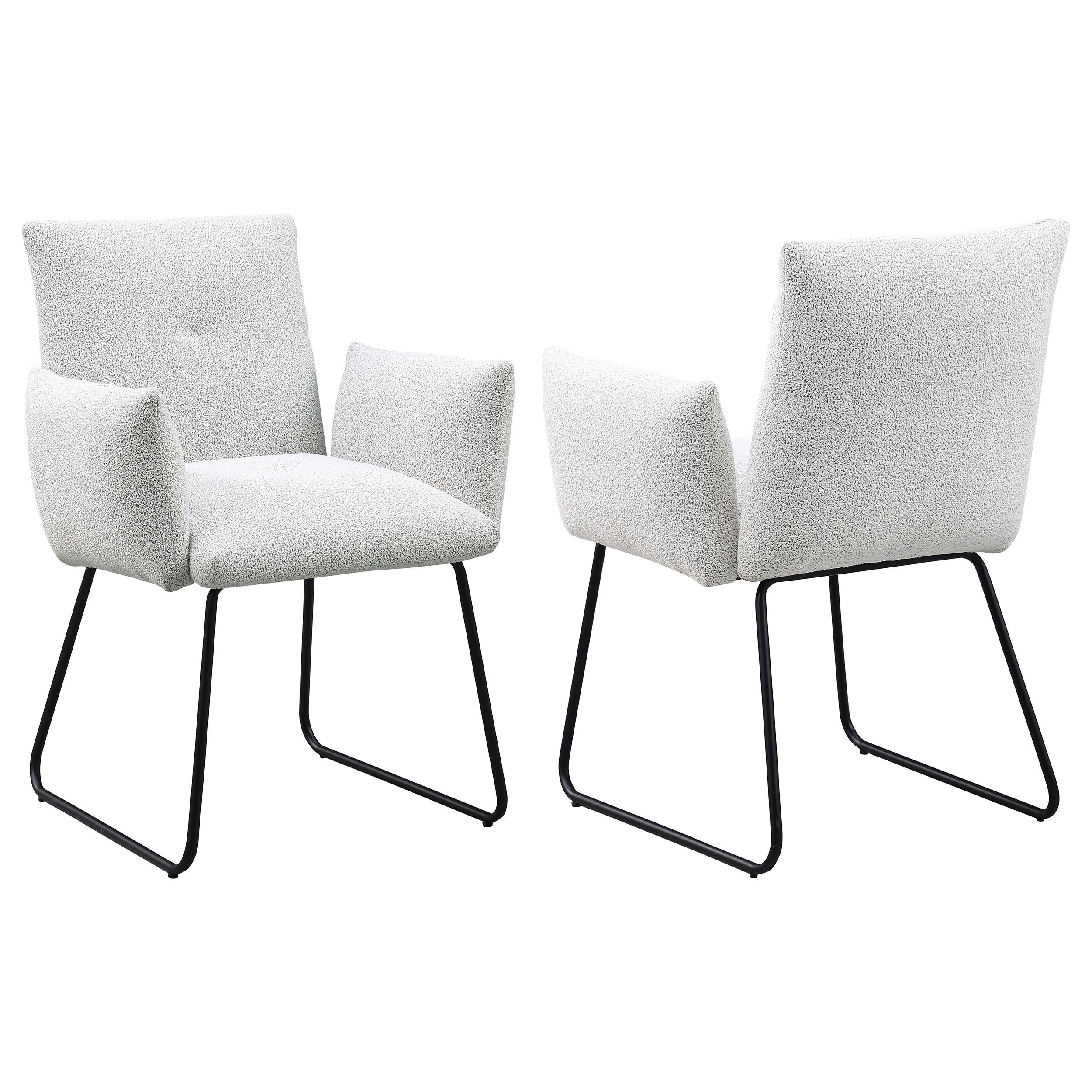 Ackland Light Gray Dining Side Chair, Set of 2