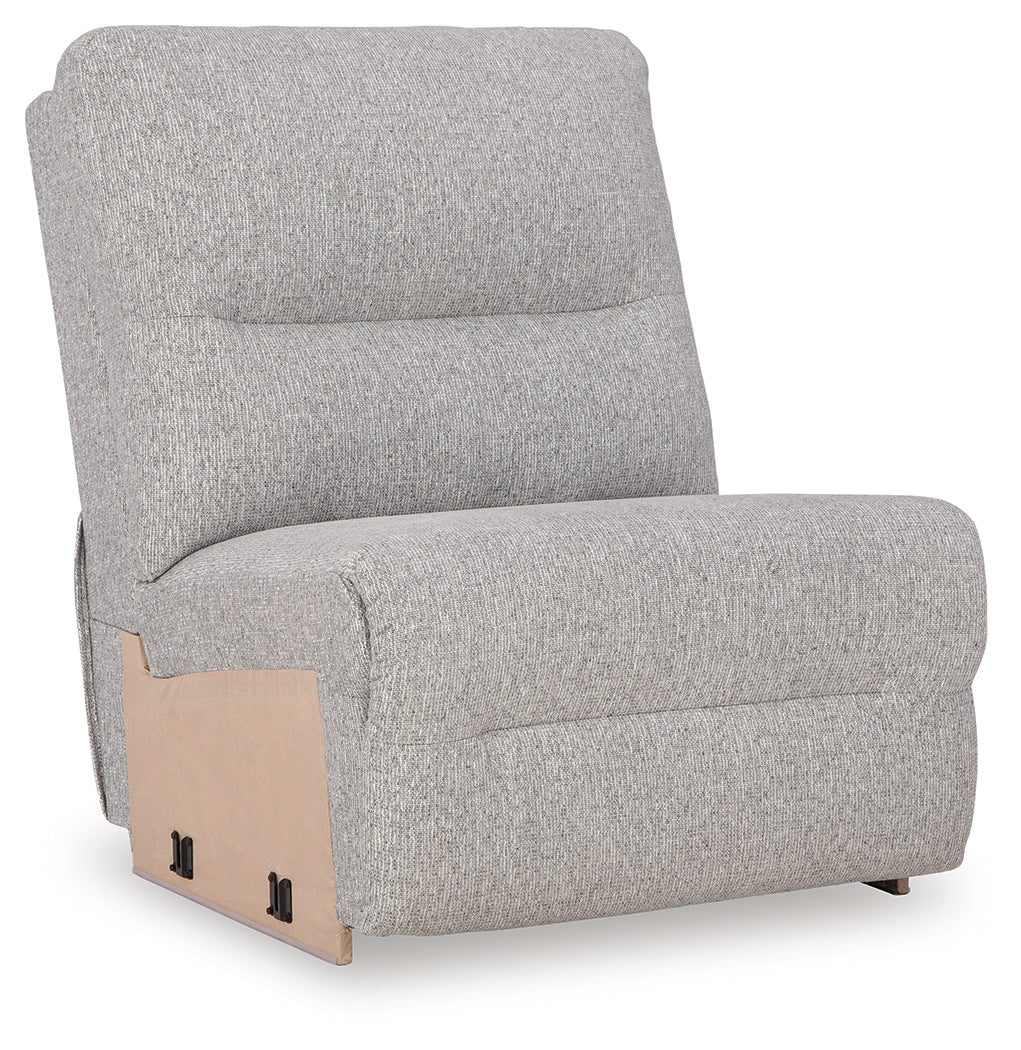Acklen Place Pewter 5-Piece Dual Power Reclining Modular Sectional - Image 9
