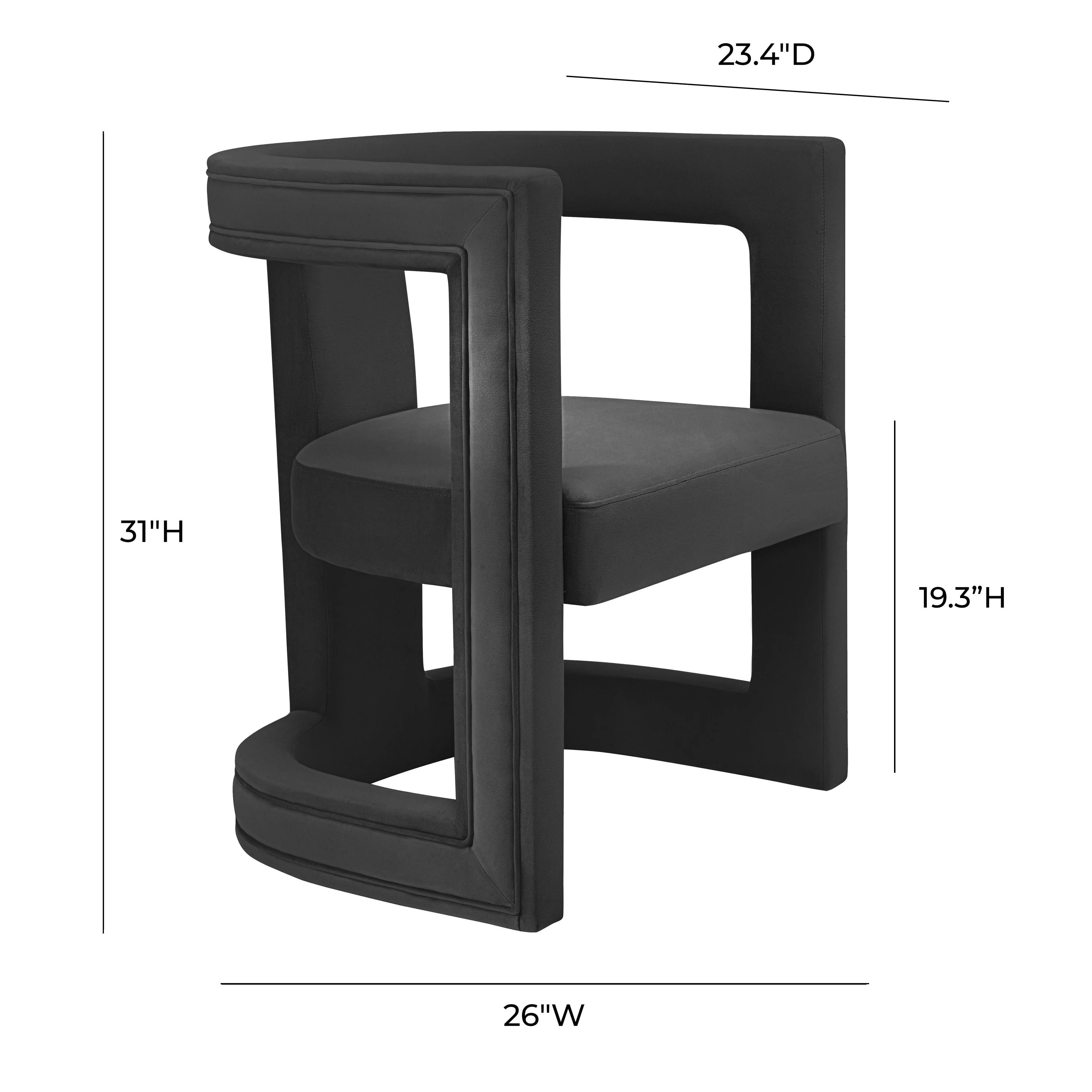 Ada Velvet Accent Chair - Image 12