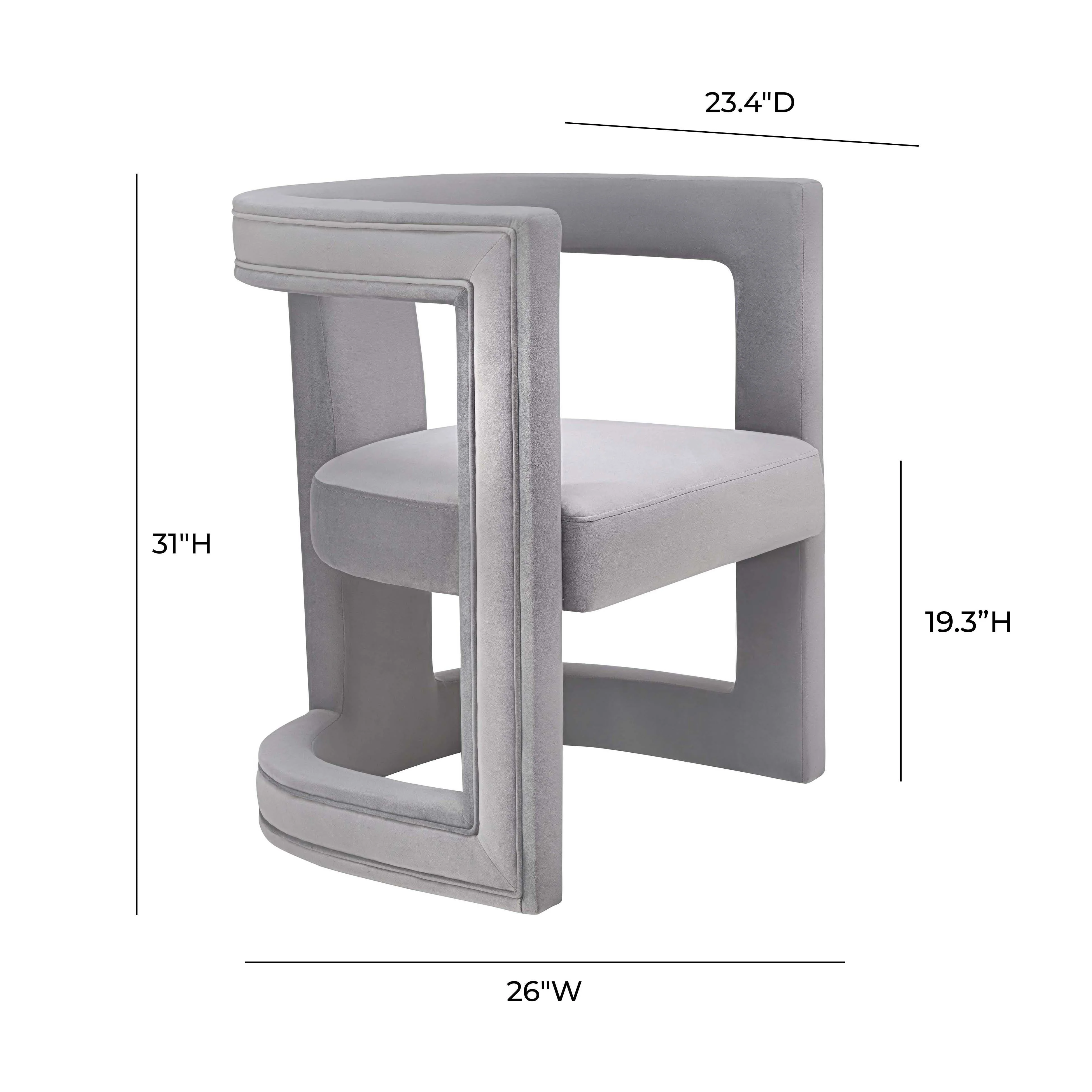Ada Velvet Accent Chair - Image 7
