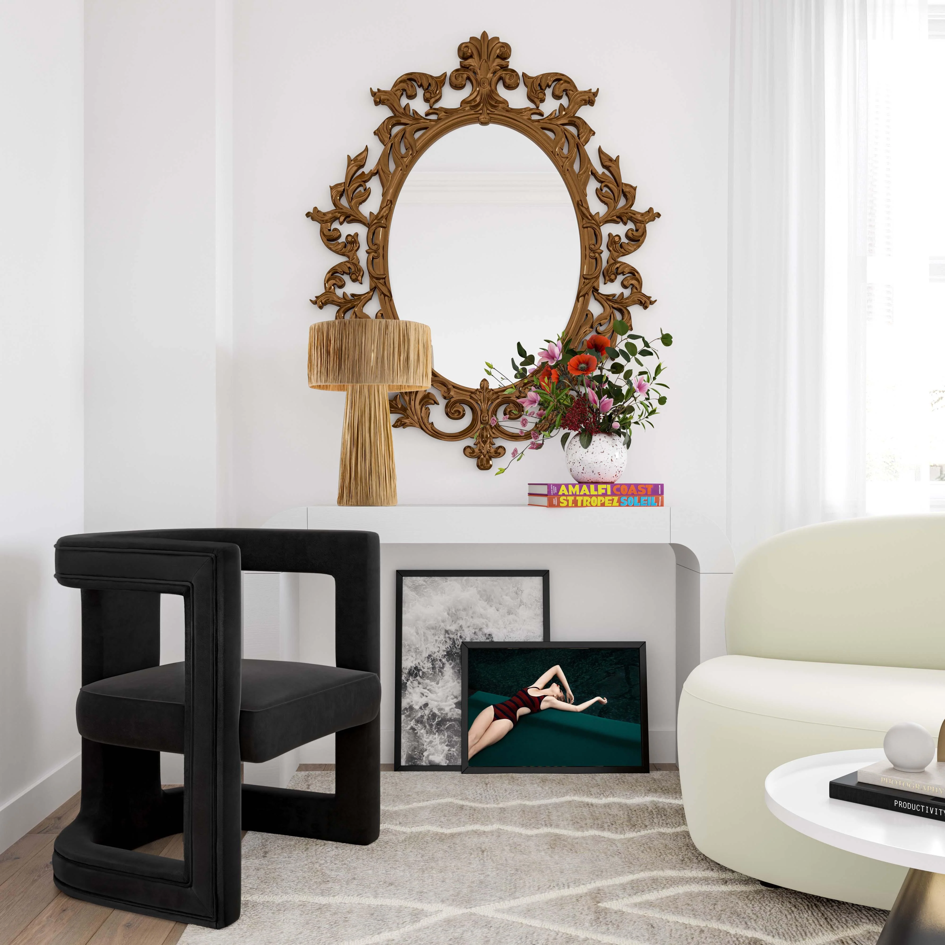 Ada Velvet Accent Chair - Image 9