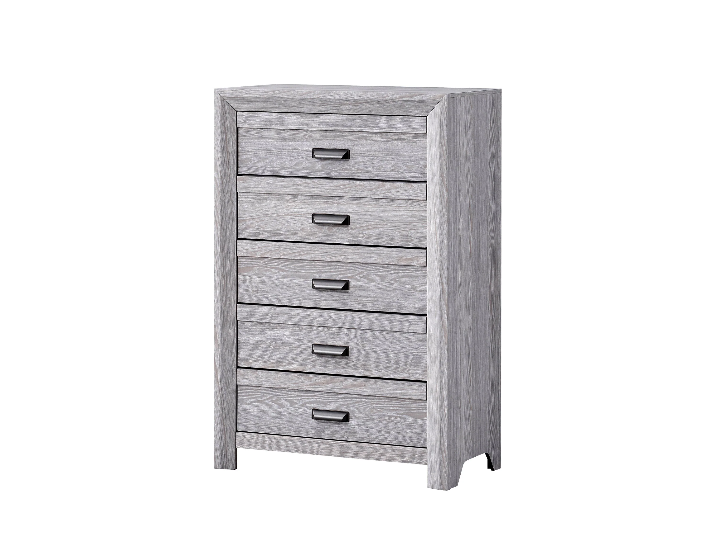 Adelaide Driftwood Upholstered Panel Bedroom Set - Image 7
