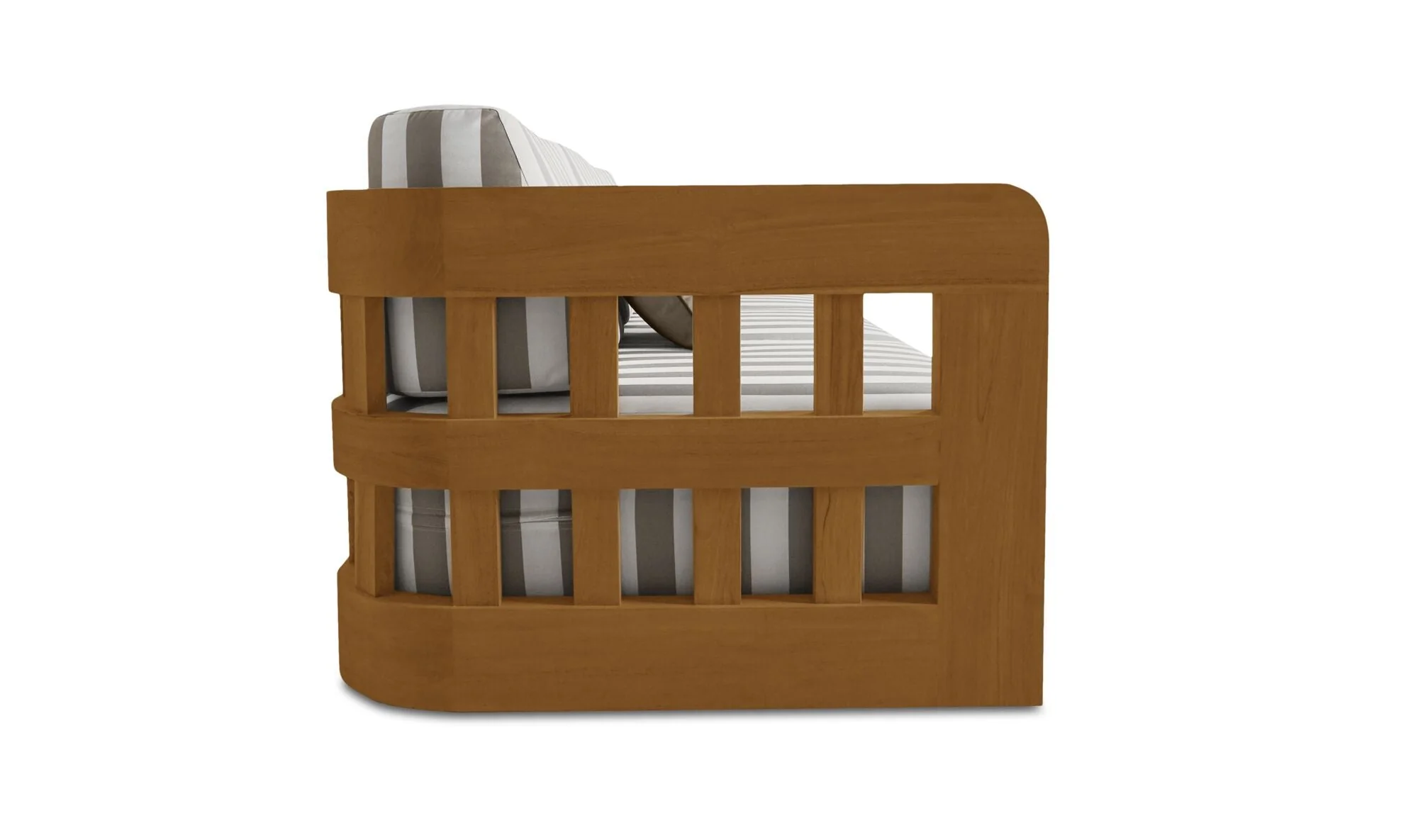 Adelaide Outdoor Sofa Brown Stripe - Image 6