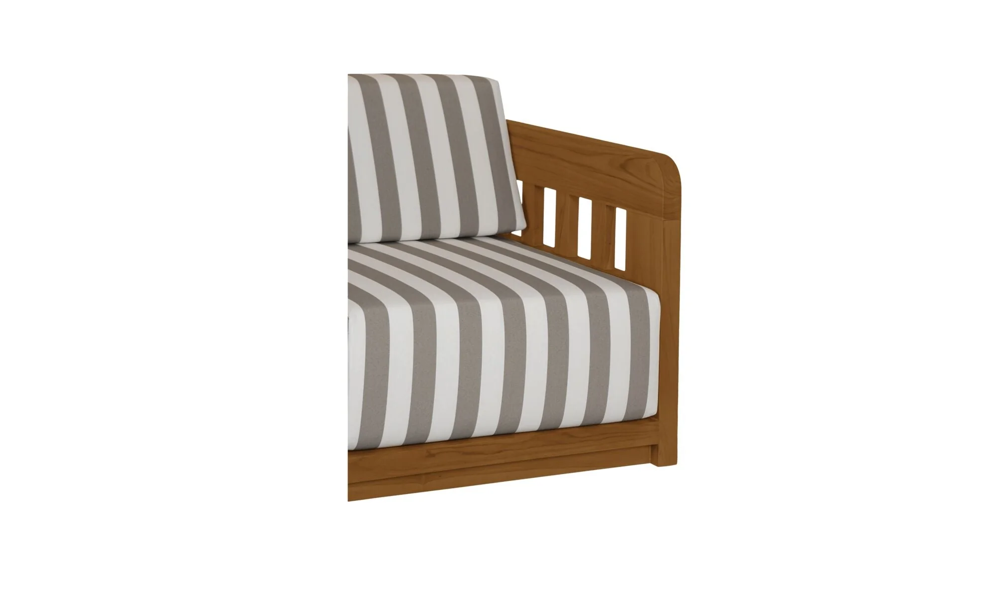 Adelaide Outdoor Sofa Brown Stripe - Image 8