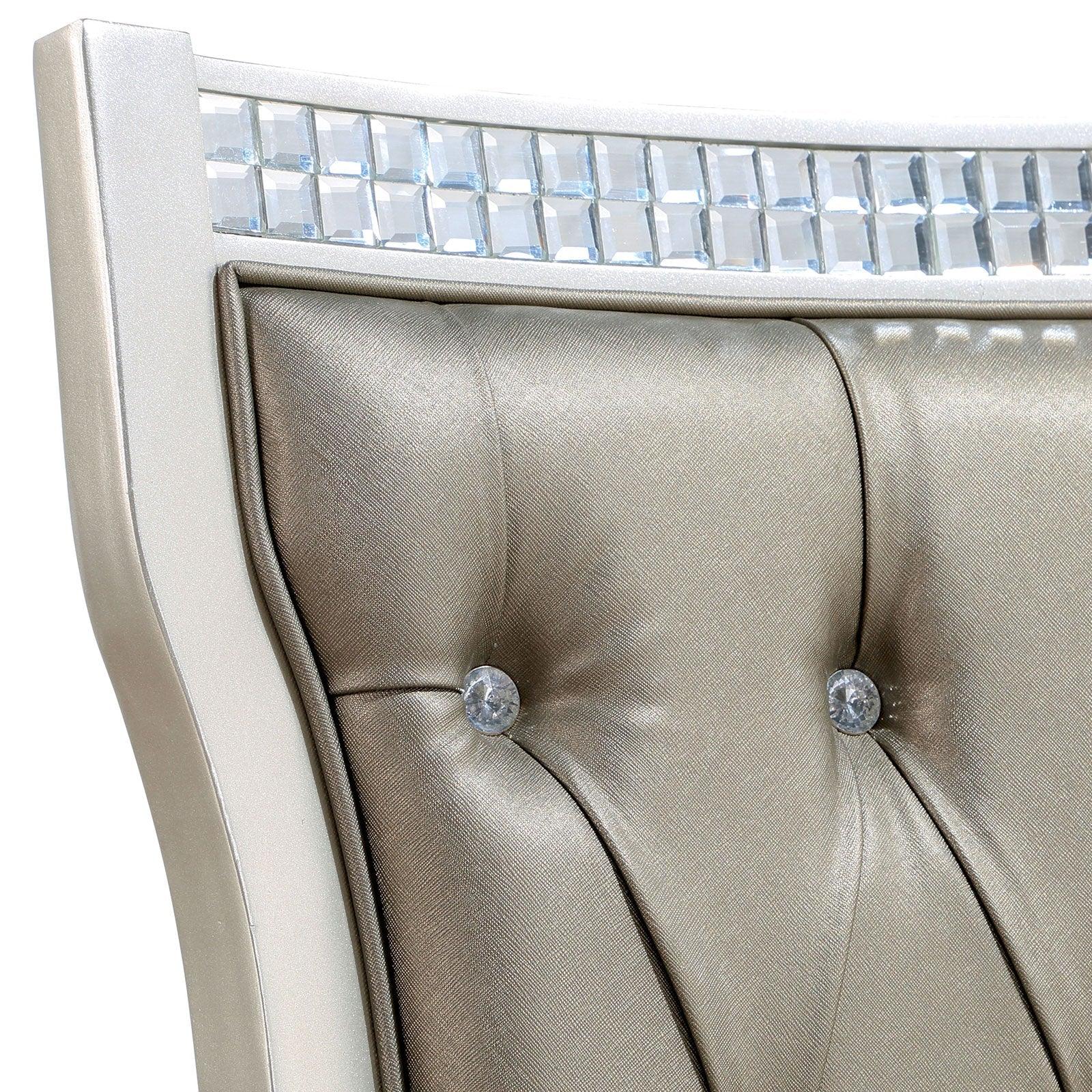 Adelina Champagne/Warm Gray Side Chair, Set of 2 - Image 2