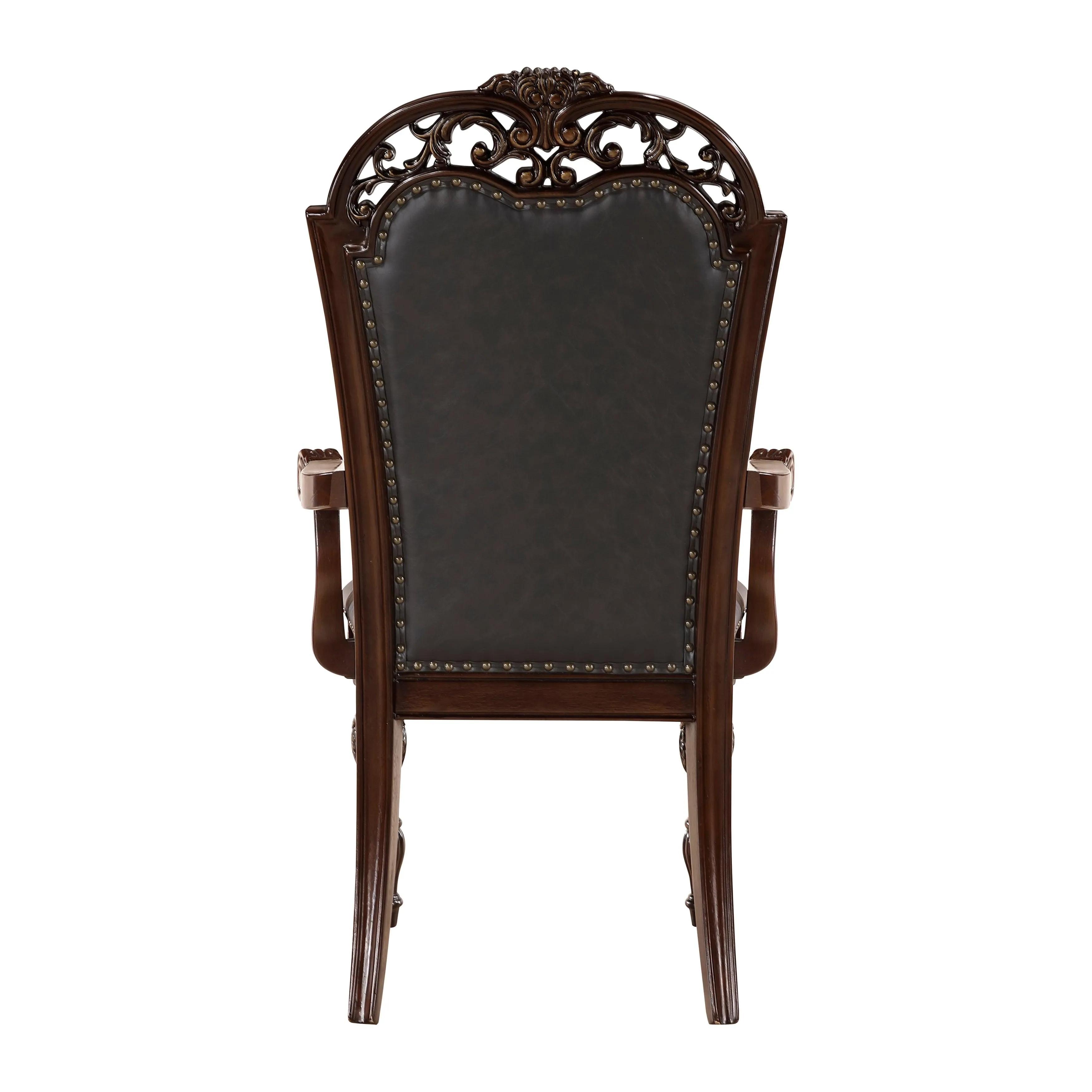 Adelina Cherry Dining Arm Chair, Set of 2 - Image 5