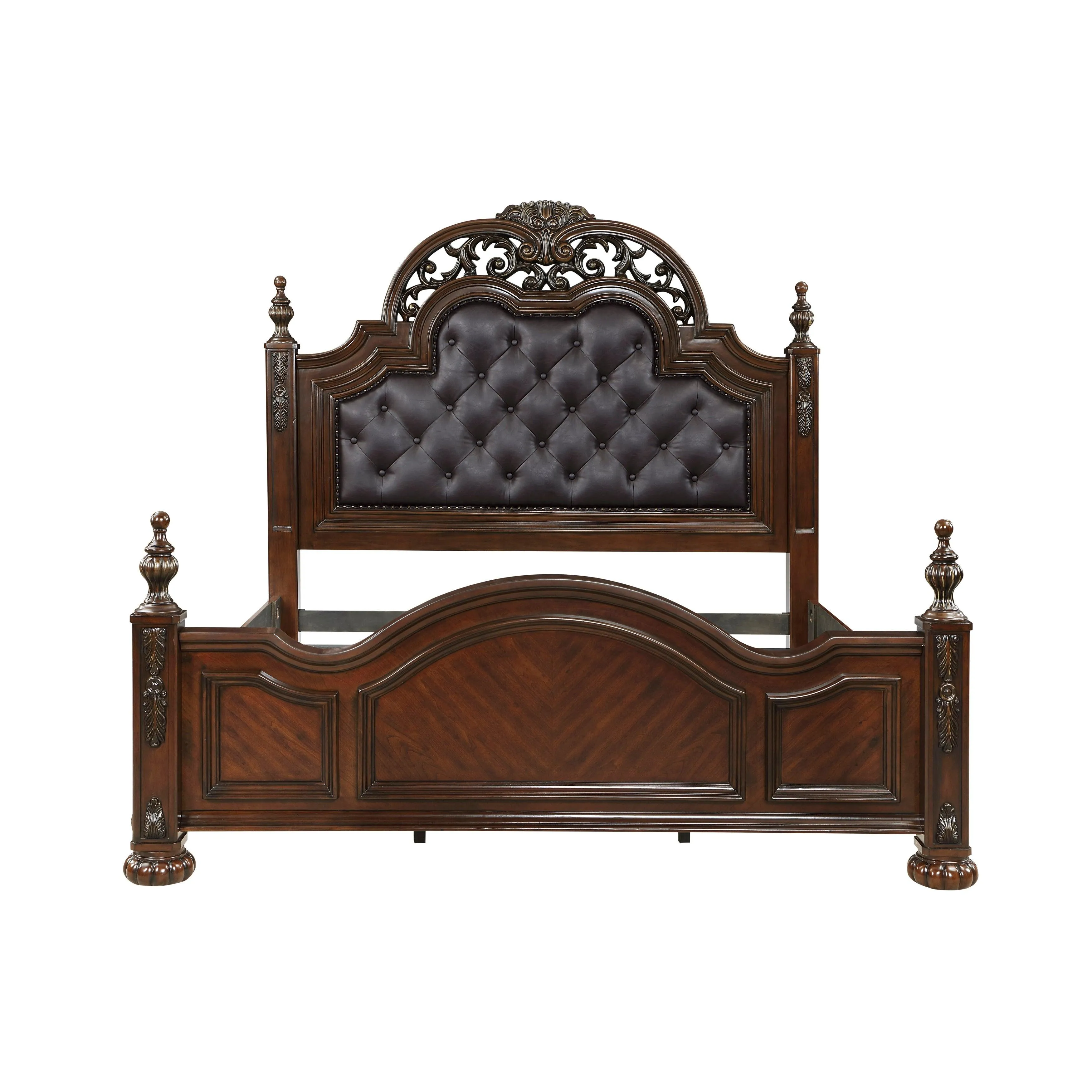 Adelina Cherry Queen Bed - Image 4