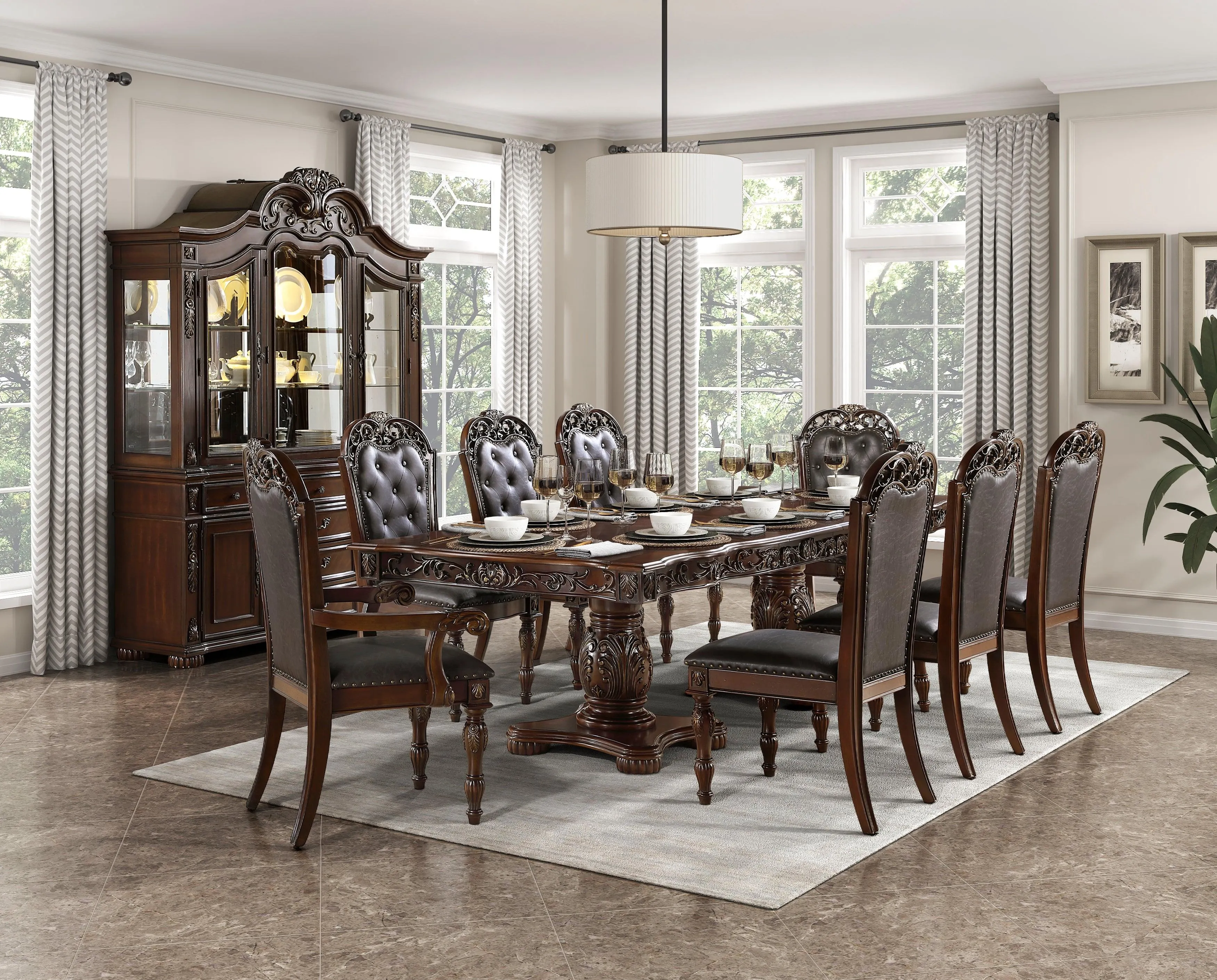 Adelina Cherry Side Chair, Set of 2 - Image 2