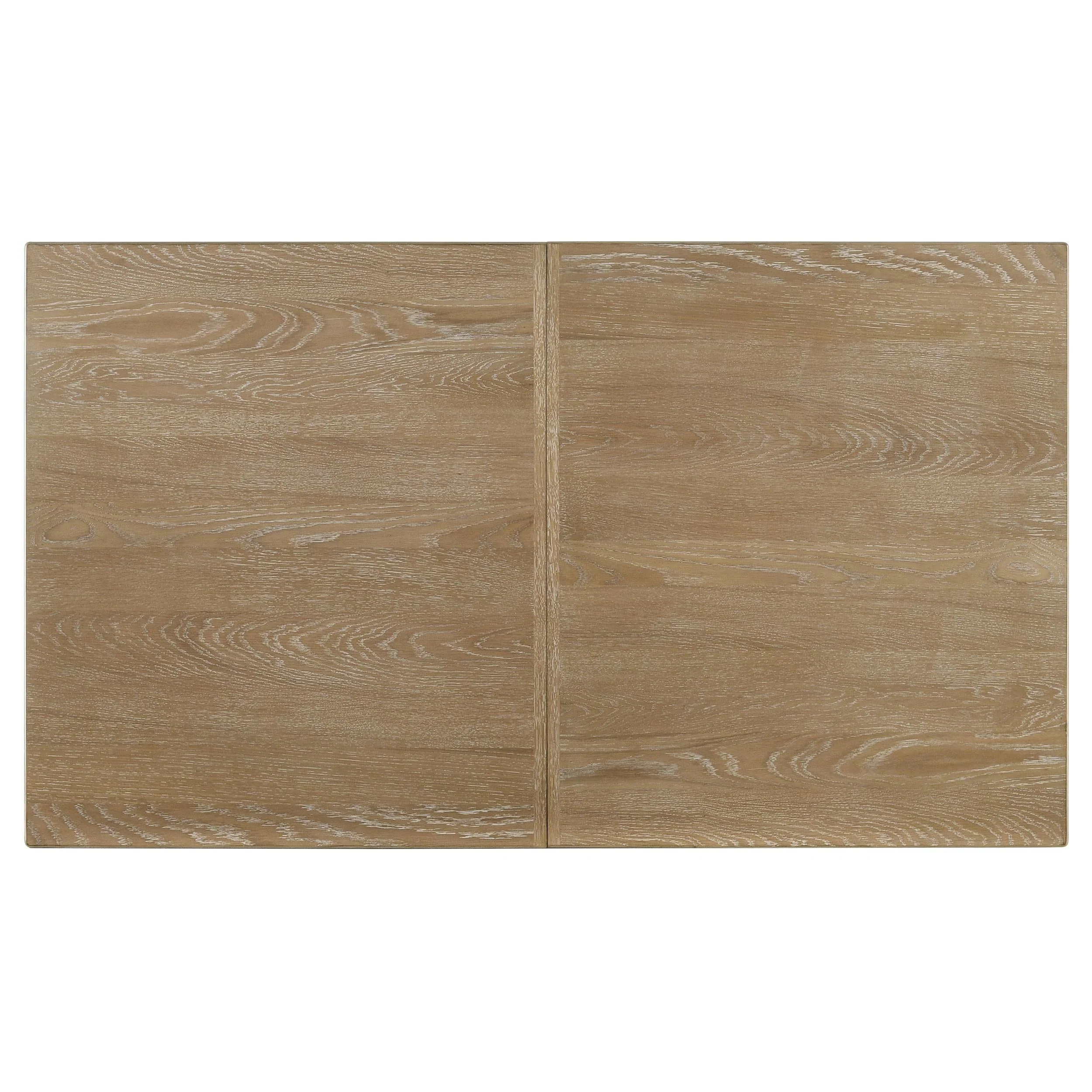 Adina Distressed Light Brown Wood Extendable Dining Table - Image 9