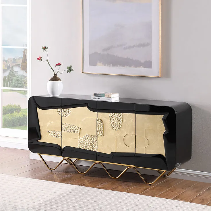 Adora Black Console Table - Image 4