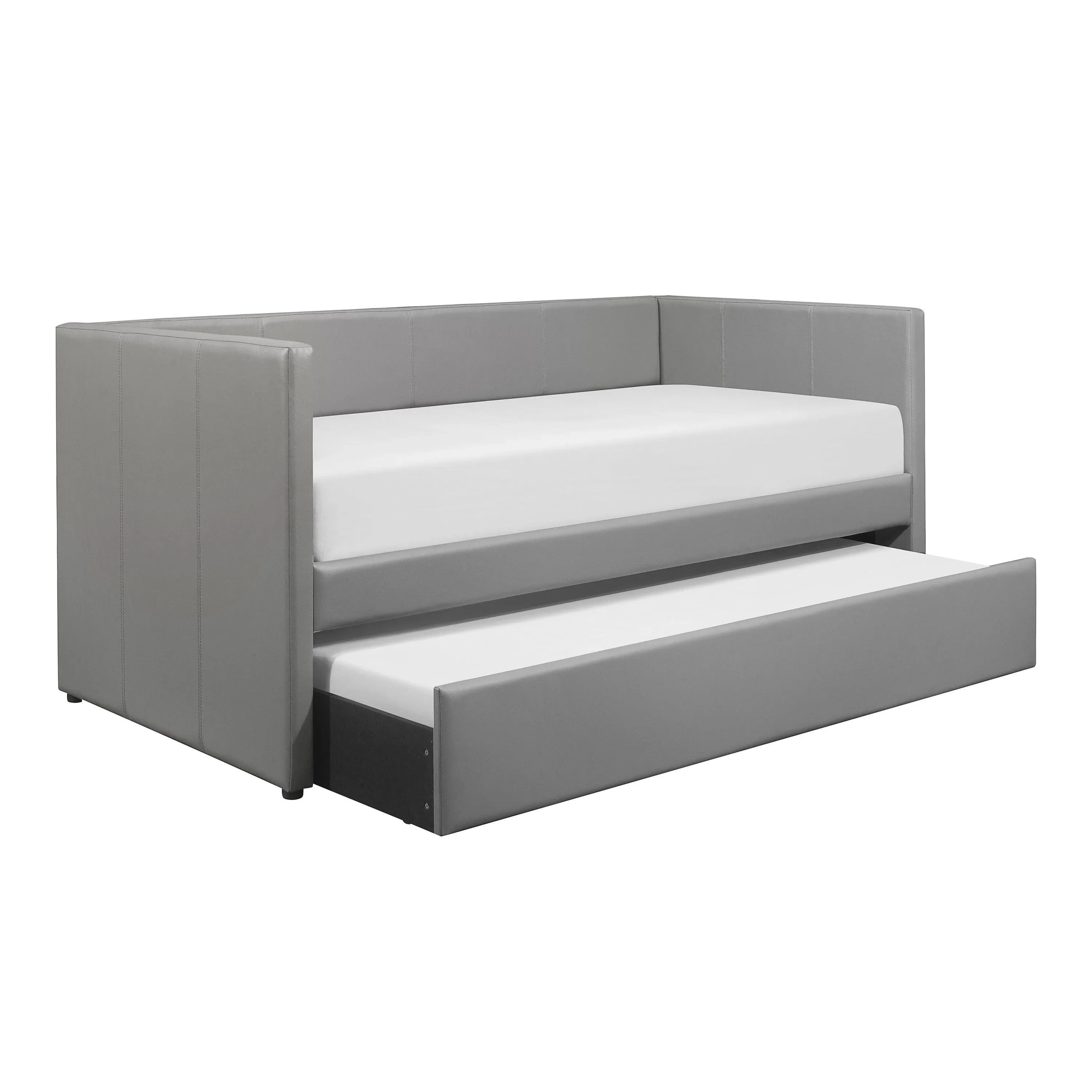 Adra Gray Twin Daybed with Trundle - Image 5