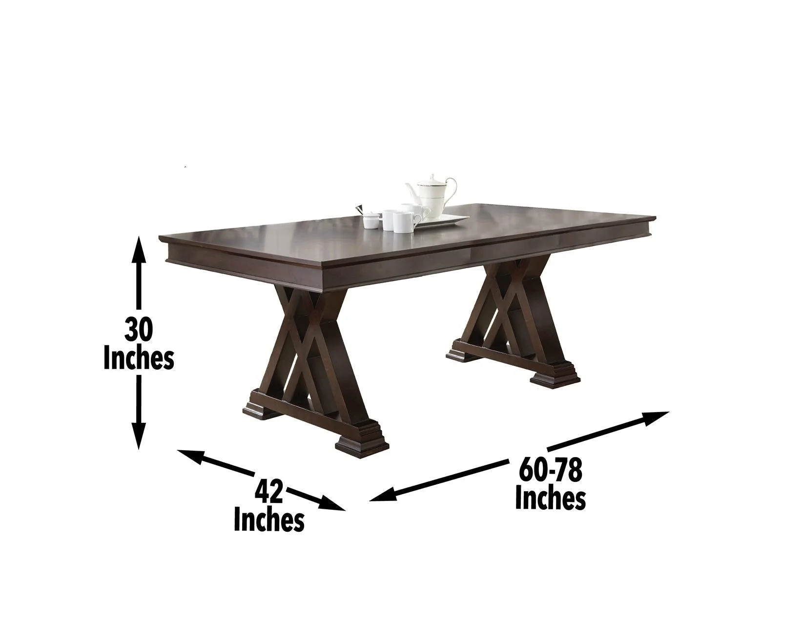 Adrian 5 Piece Set(Table & 4 Side Chairs) - Image 7