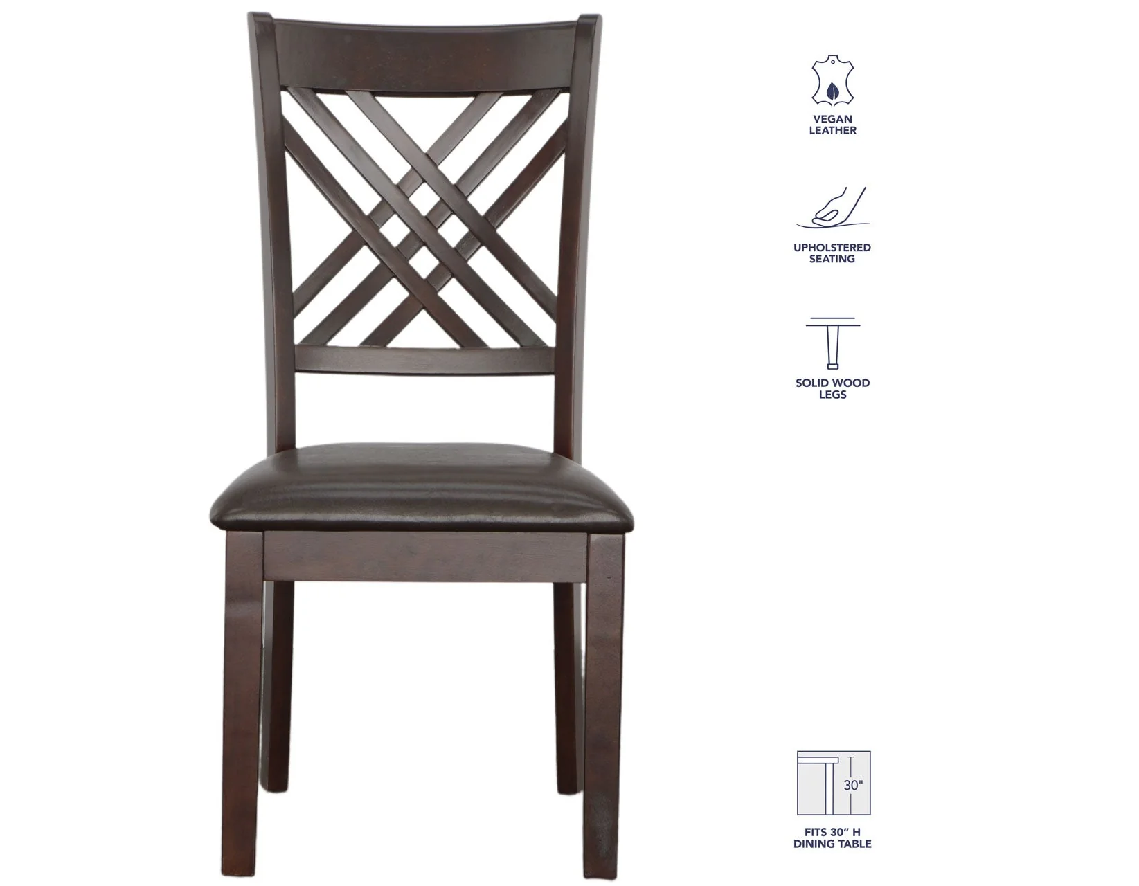 Adrian Espresso Oval Dining Room Set - Image 22