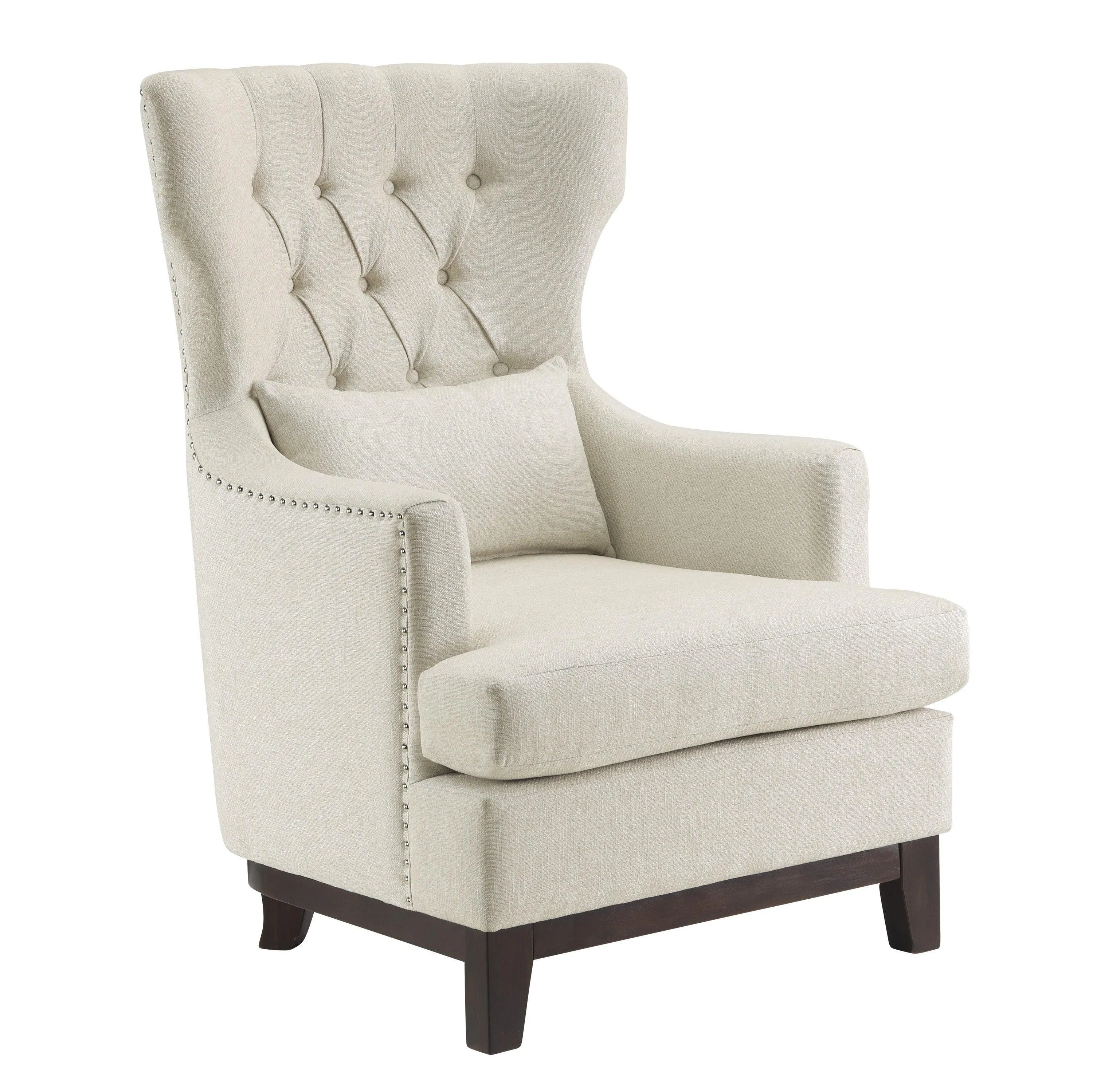 Adriano Beige Accent Chair - Image 3