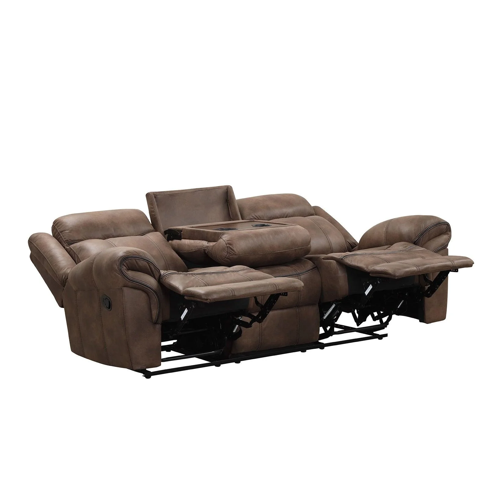 Agata Brown Manual Sofa - Image 3